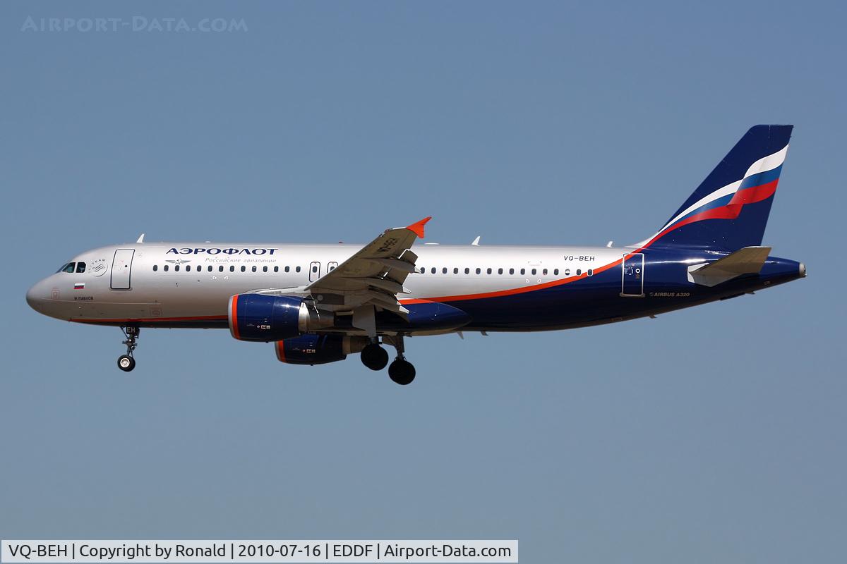 VQ-BEH, 2009 Airbus A320-214 C/N 4133, at fra