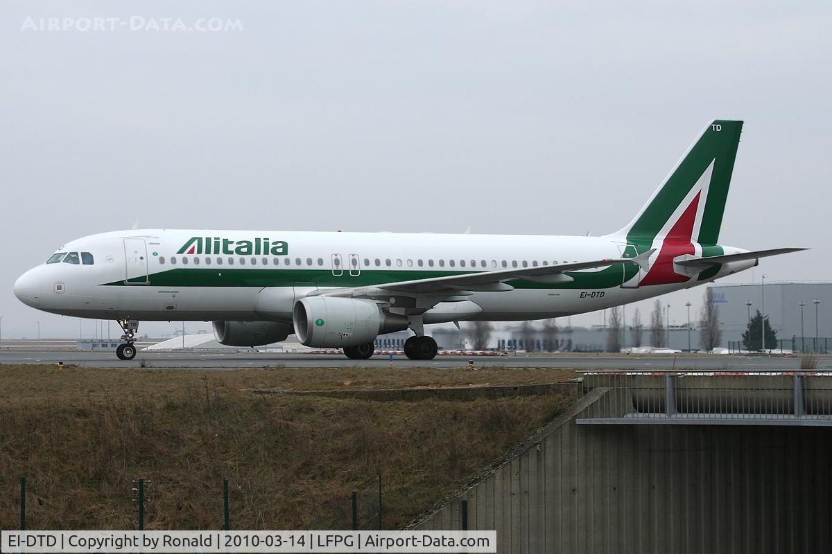 EI-DTD, 2009 Airbus A320-216 C/N 3846, at cdg