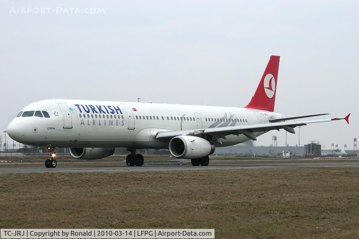 TC-JRJ, 2008 Airbus A321-231 C/N 3429, at cdg