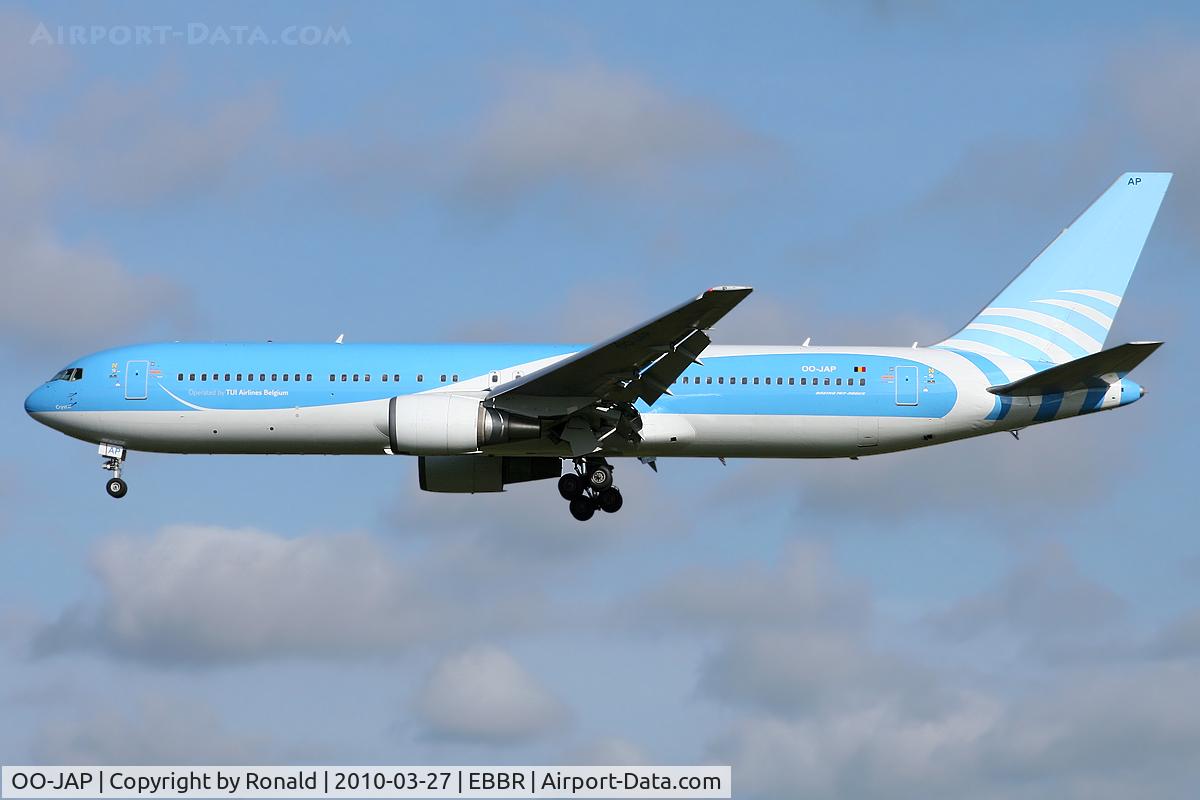 OO-JAP, 2001 Boeing 767-38E/ER C/N 30840, at bru