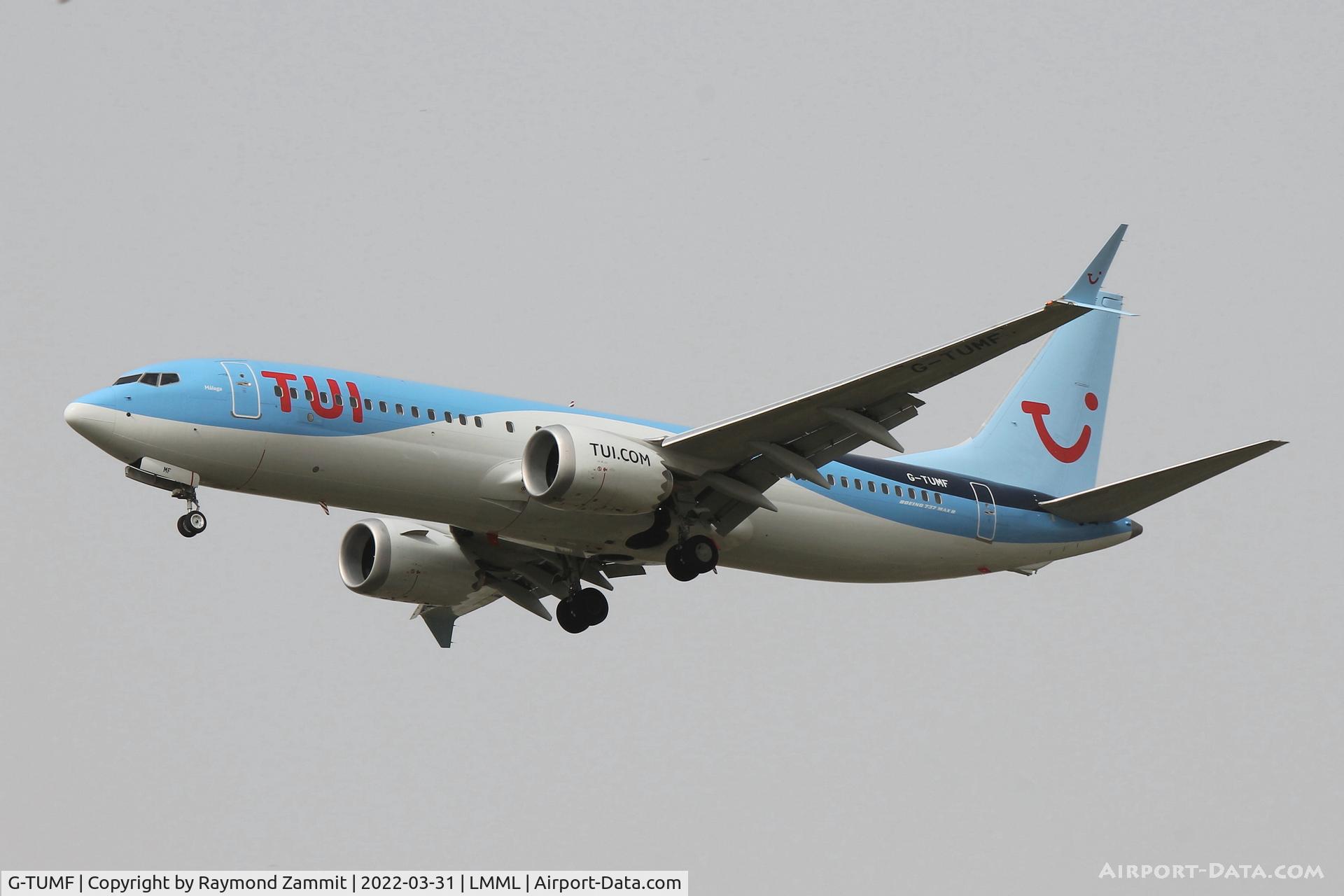 G-TUMF, 2019 Boeing 737-8 MAX C/N 44599, B737-8 MAX G-TUMF TUI Airways