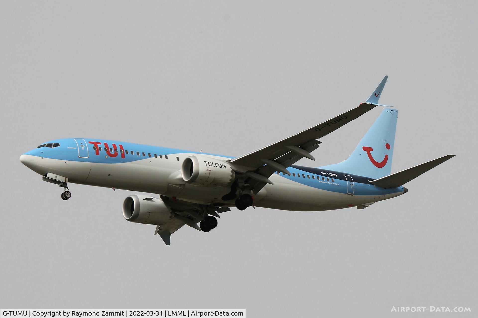 G-TUMU, 2021 Boeing 737-8 MAX C/N 44651, B37-8 MAX G-TUMU TUI Airways