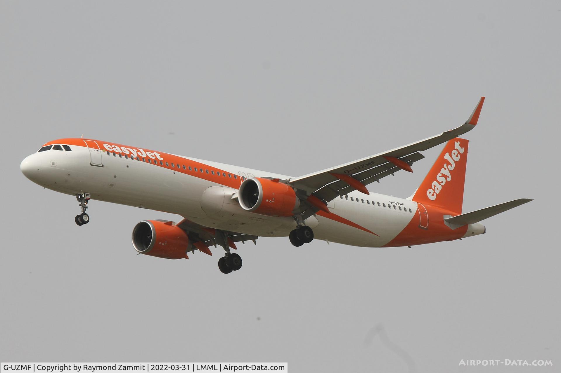 G-UZMF, 2018 Airbus A321-251NX C/N 8508, A321Neo G-UZMF Easyjet