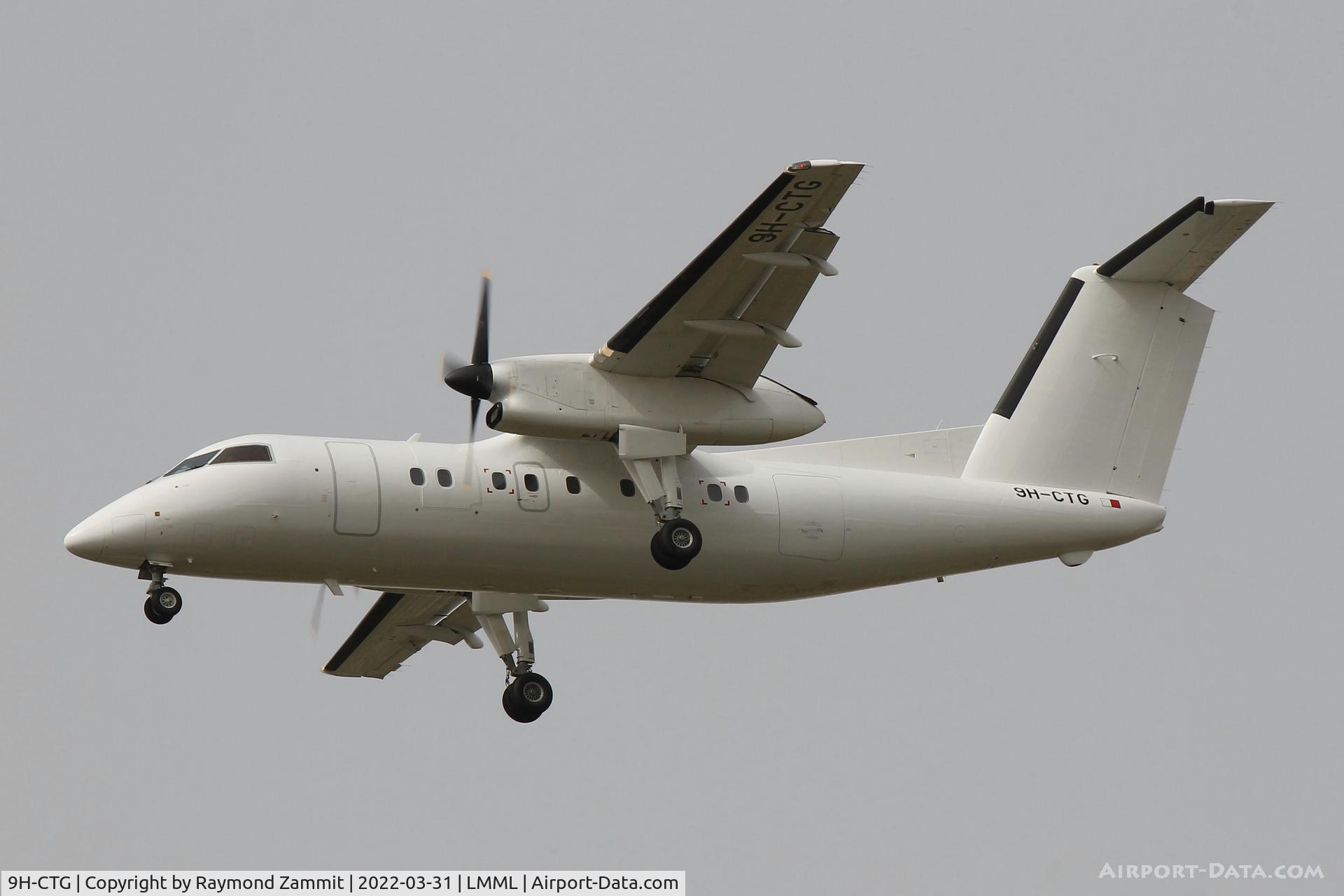 9H-CTG, 1990 De Havilland Canada DHC-8-102 Dash 8 C/N 222, De Havilland Canada DHC-8 9H-CTG Air CM Global