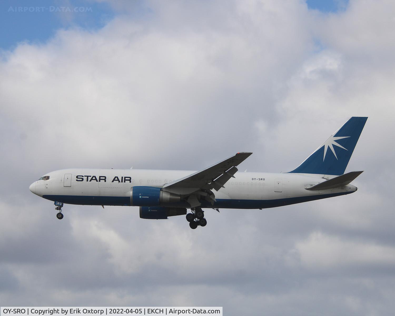 OY-SRO, 1994 Boeing 767-25E(BDSF) C/N 27194, OY-SRO landing rw 22L