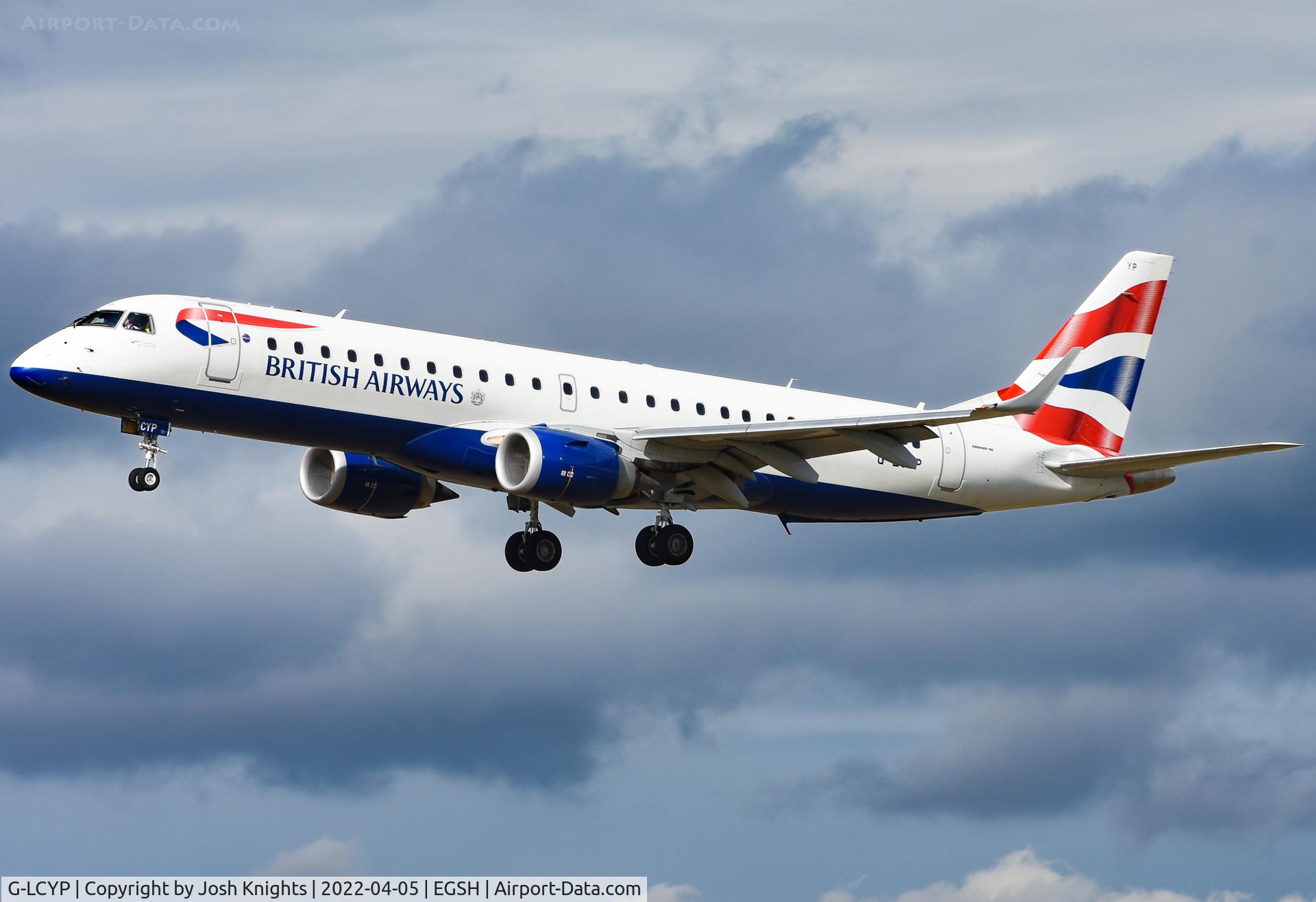 G-LCYP, 2011 Embraer 190SR (ERJ-190-100SR) C/N 19000443, Arriving For Maintenance/Storage.