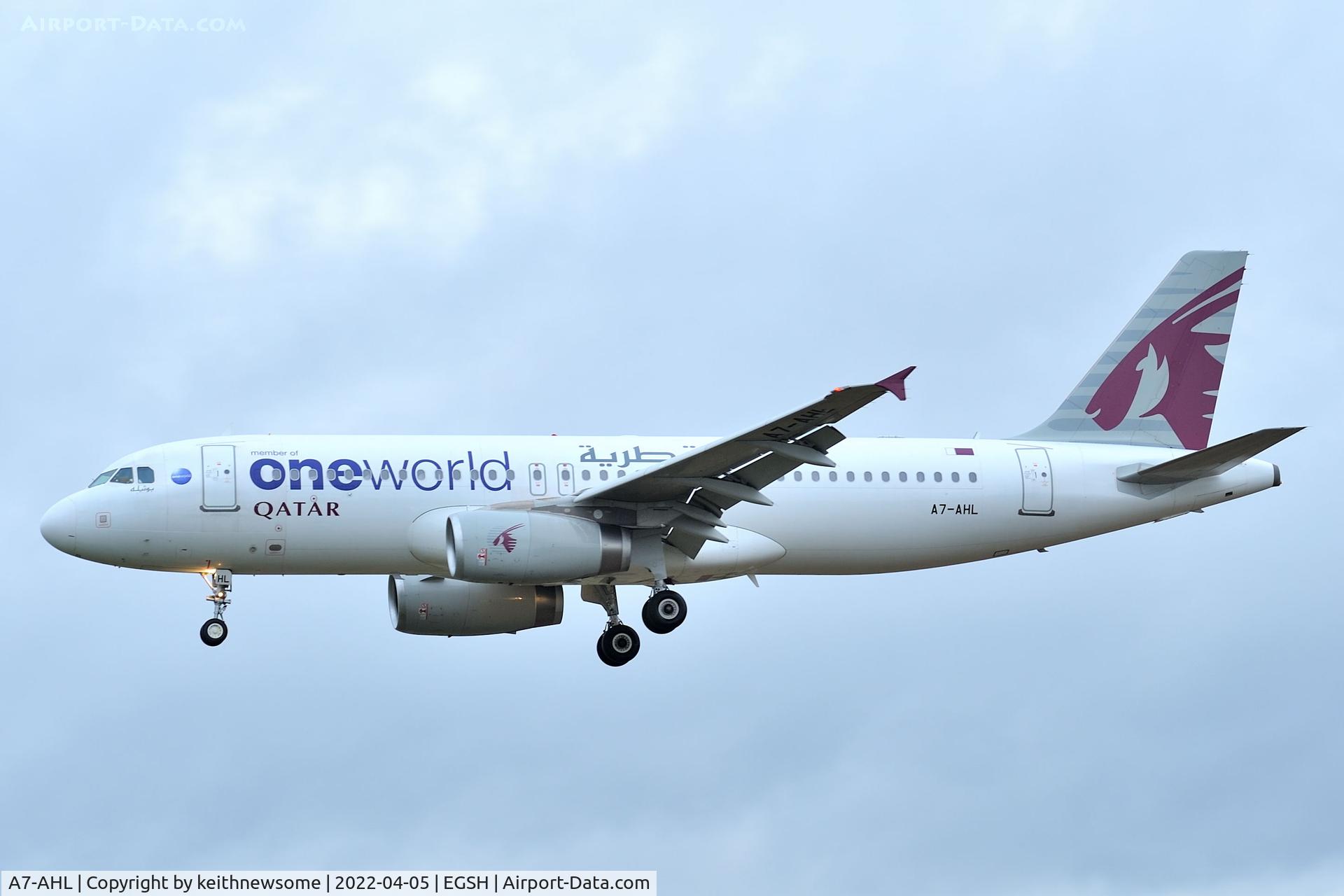 A7-AHL, 2011 Airbus A320-232 C/N 4802, Arriving at Norwich for paintwork.