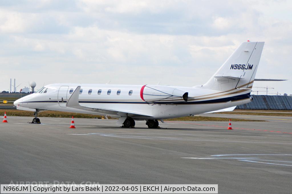 N966JM, 2005 Cessna 680 Citation Sovereign C/N 680-0027, Parked in south of the airport