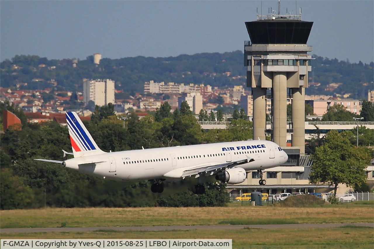 F-GMZA, 1994 Airbus A321-111 C/N 498, Airbus A321-111, Landing rwy 14L, Toulouse-Blagnac airport (LFBO-TLS)