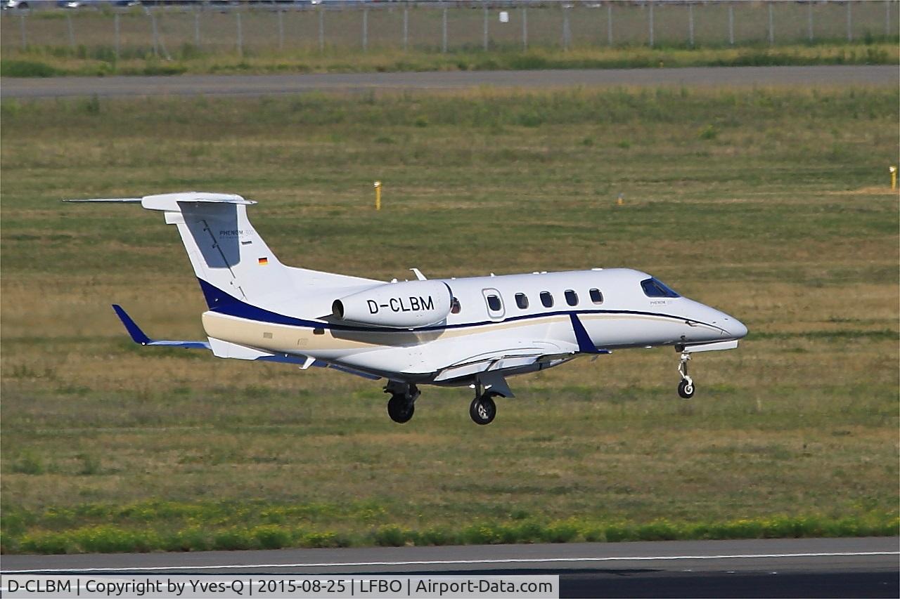 D-CLBM, 2013 Embraer EMB-505 Phenom 300 C/N 50500173, Embraer EMB-505 Phenom 300, Landing rwy 14R, Toulouse-Blagnac airport (LFBO-TLS)
