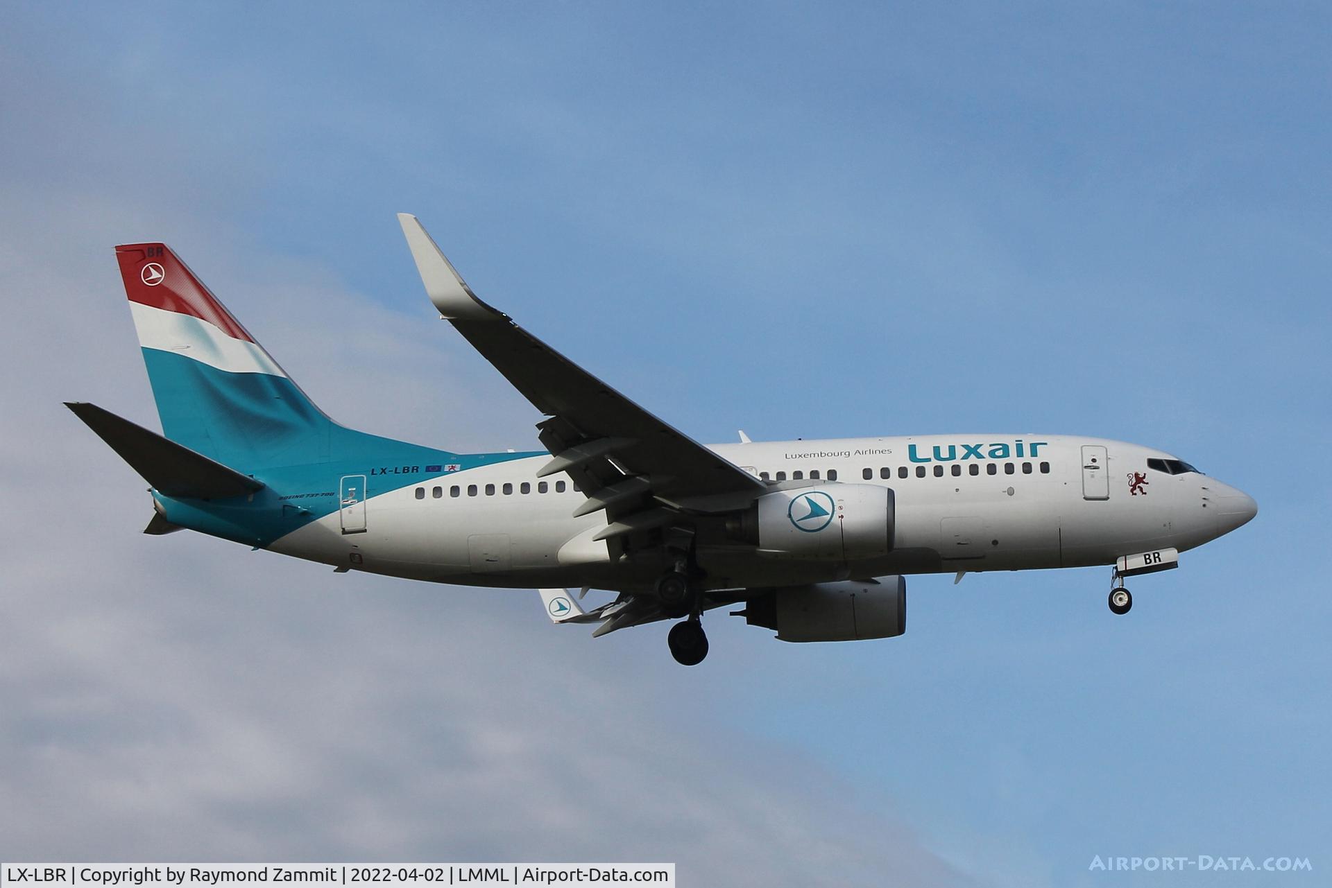 LX-LBR, 2008 Boeing 737-7K2 C/N 30366, B737-700 LX-LBR Luxair