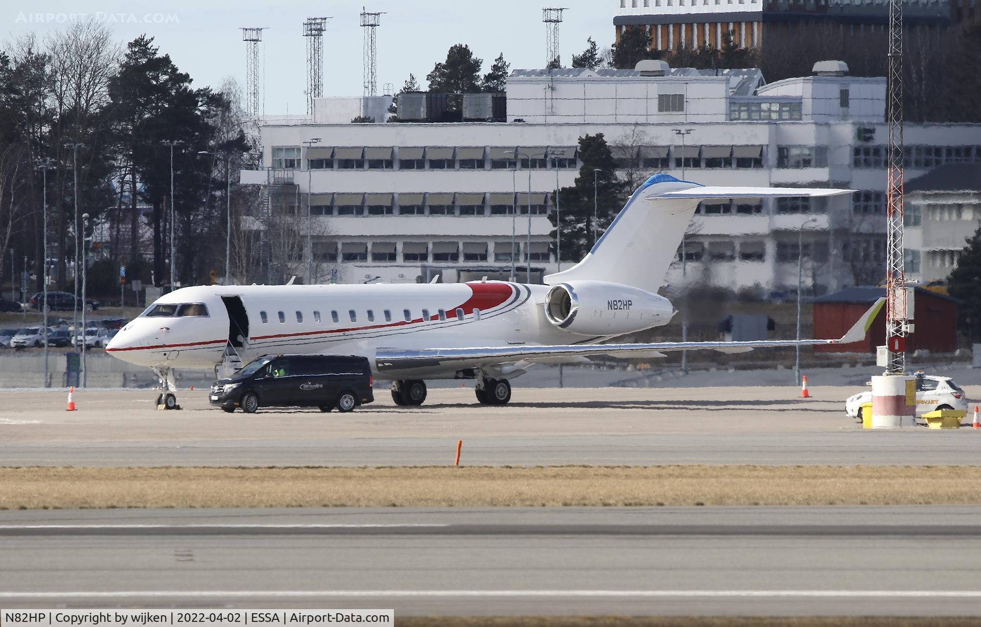 N82HP, 2020 Bombardier BD-700-1A10 Global Express C/N 60028, Ramp M