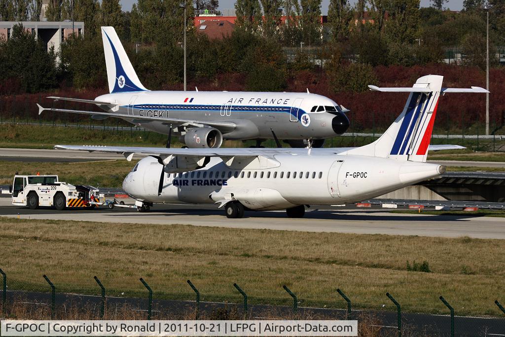 F-GPOC, 1992 ATR 72-202 C/N 311, at cdg
