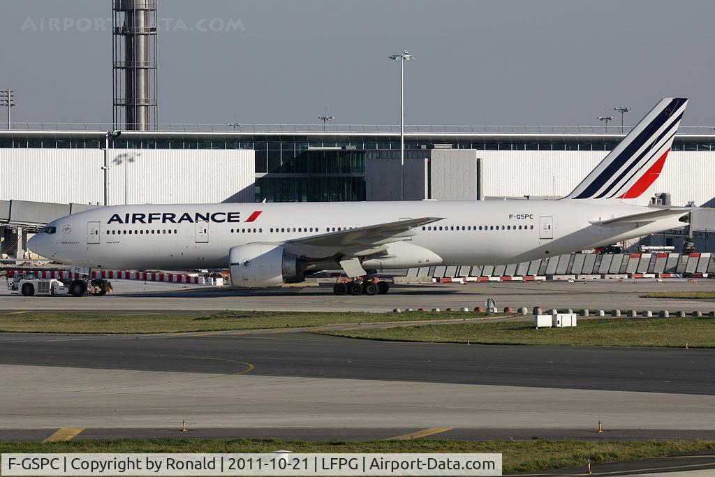F-GSPC, 1998 Boeing 777-228/ER C/N 29004, at cdg