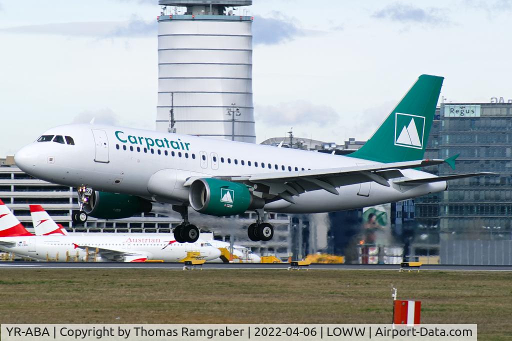 YR-ABA, 2007 Airbus A319-111 C/N 3041, Carpatair Airbus A319