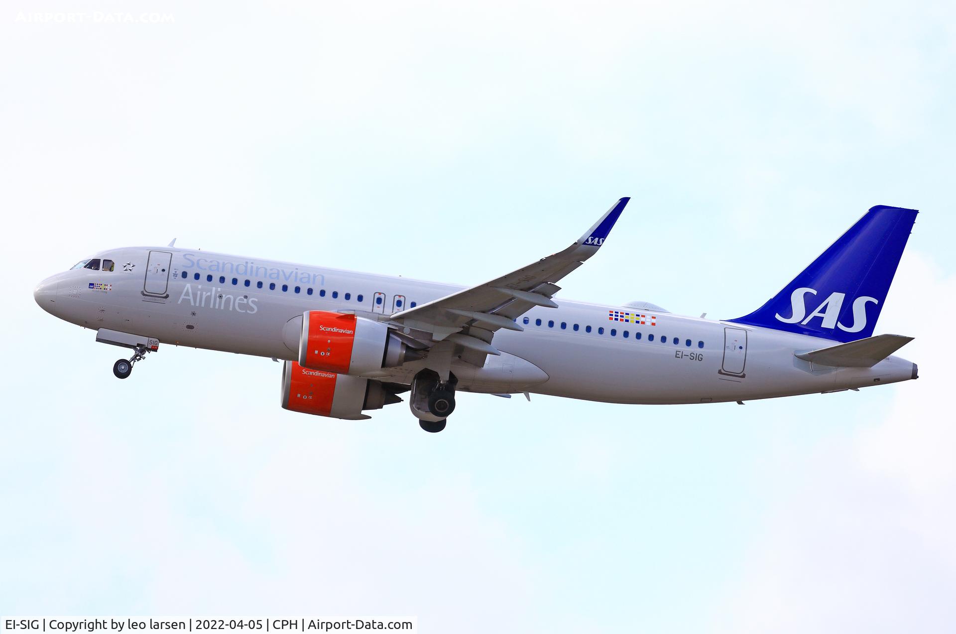 EI-SIG, 2018 Airbus A320-251N C/N 8333, Copenhagen 5.4.2022