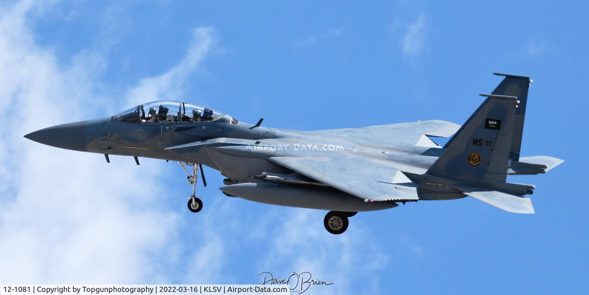 12-1081, 2013 Boeing F-15SA Eagle C/N WS03, IRON43 returning from a Red Flag sortie