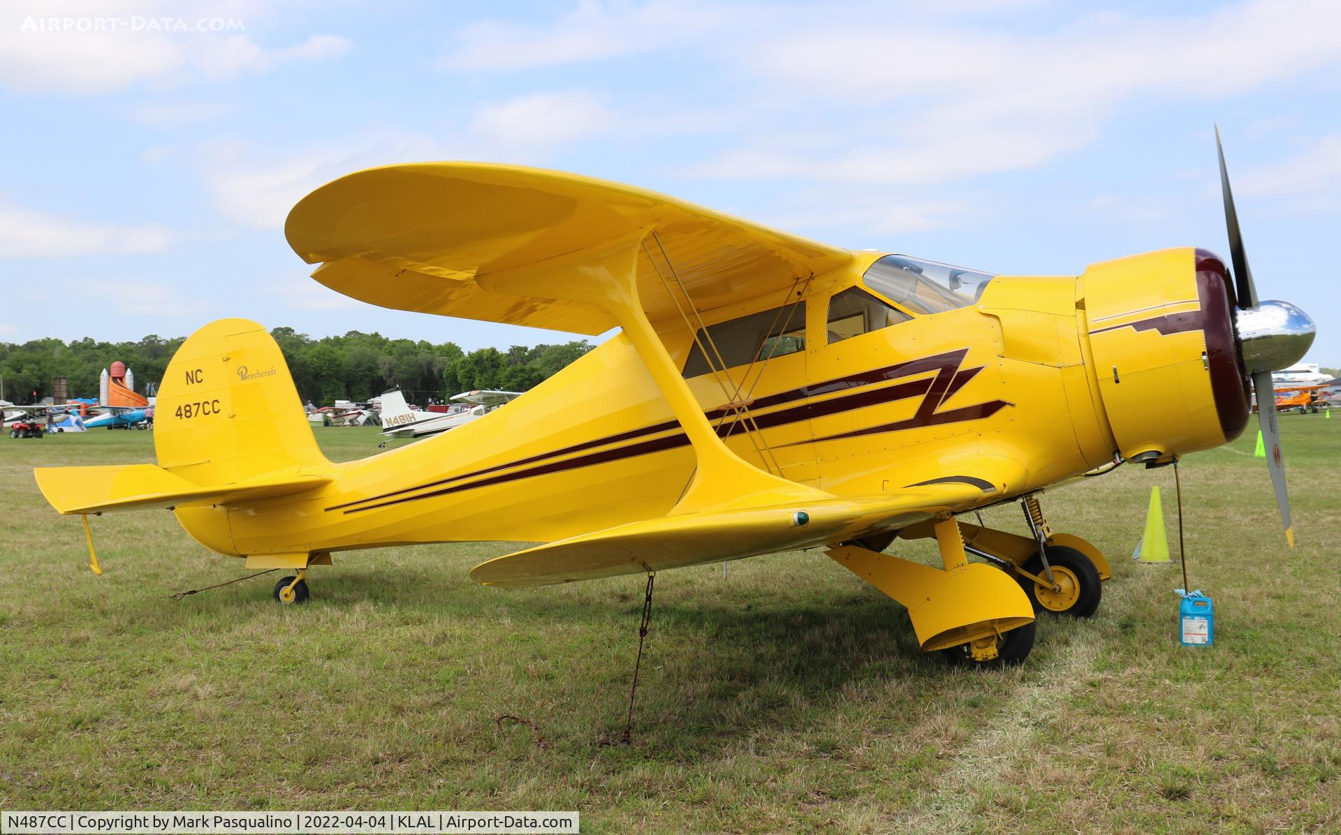 N487CC, 1943 Beech D17S Staggerwing C/N 4837, Beech D17S