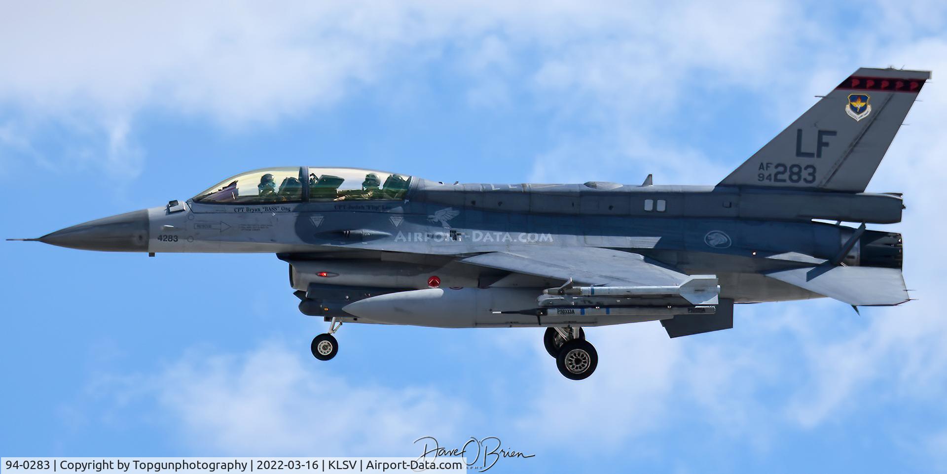 94-0283, 1995 Lockheed Martin F-16D C/N DB-10, IRON44
