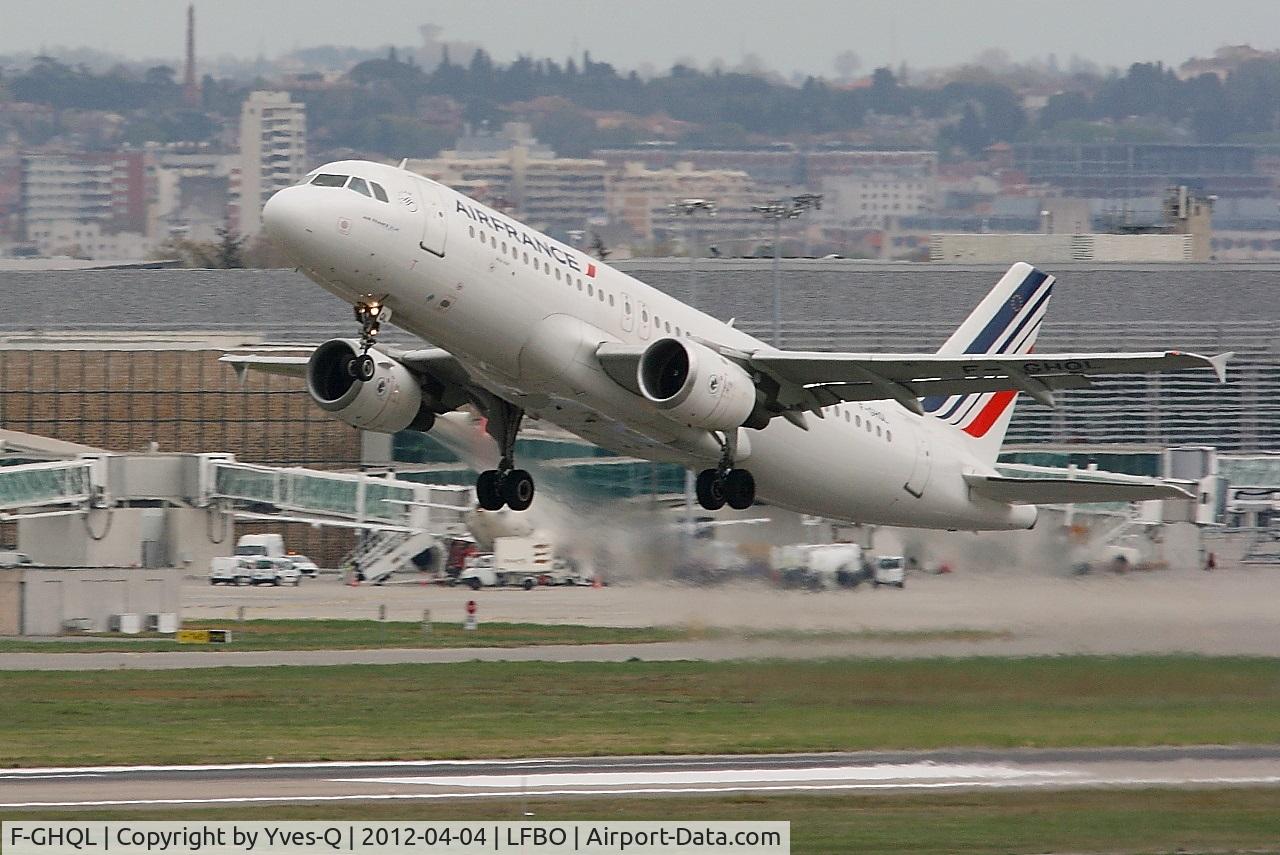 F-GHQL, 1991 Airbus A320-211 C/N 0239, Airbus A320-211, Take off rwy 32L, Toulouse-Blagnac Airport (LFBO-TLS)