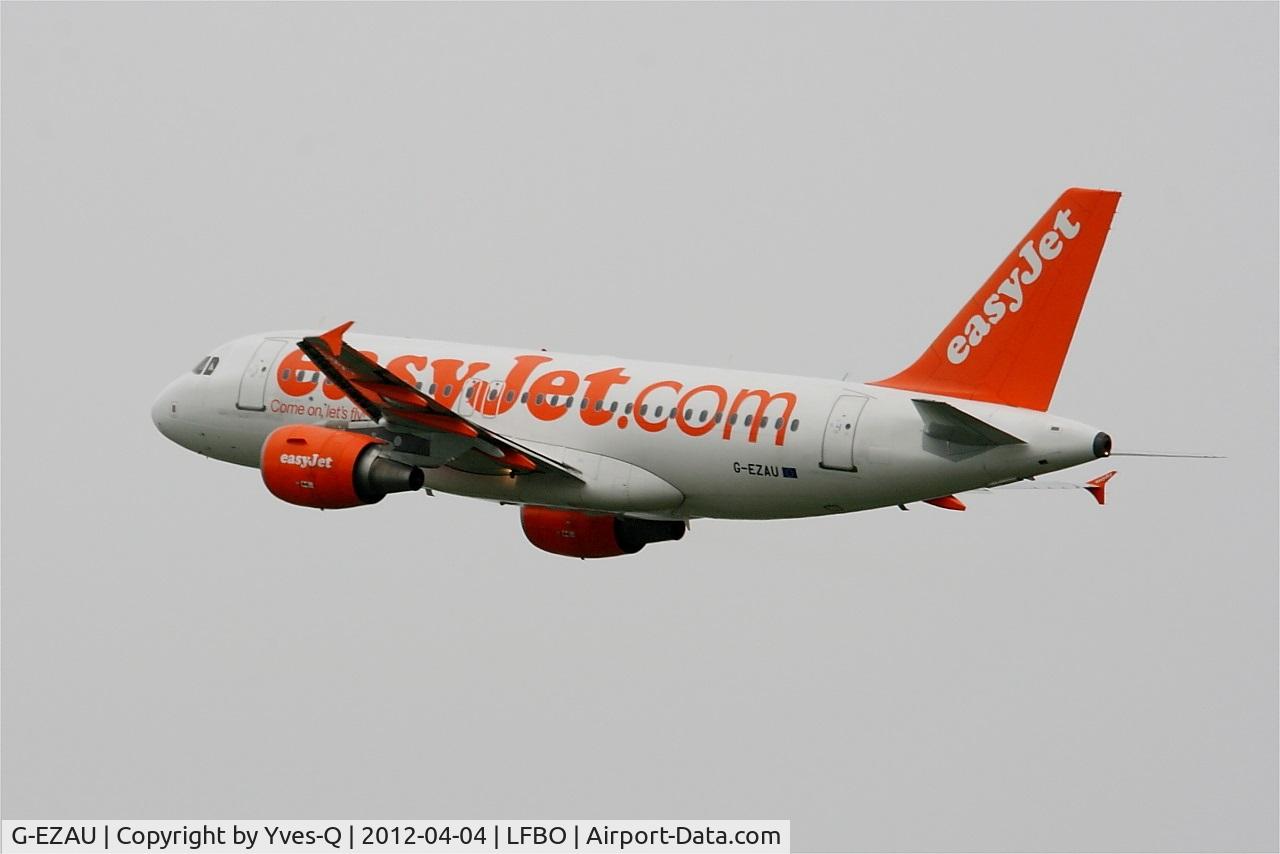 G-EZAU, 2006 Airbus A319-111 C/N 2795, Airbus A319-111, Climbing from Rwy 32L, Toulouse Blagnac Airport (LFBO-TLS)