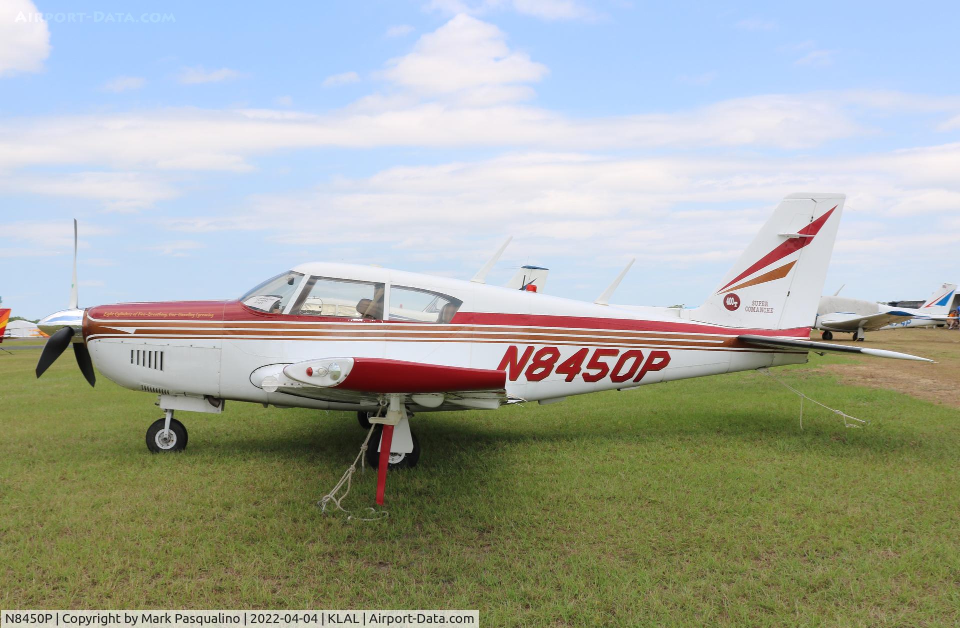 N8450P, 1964 Piper PA-24-400 Comanche 400 C/N 26-26, Piper PA-24-400