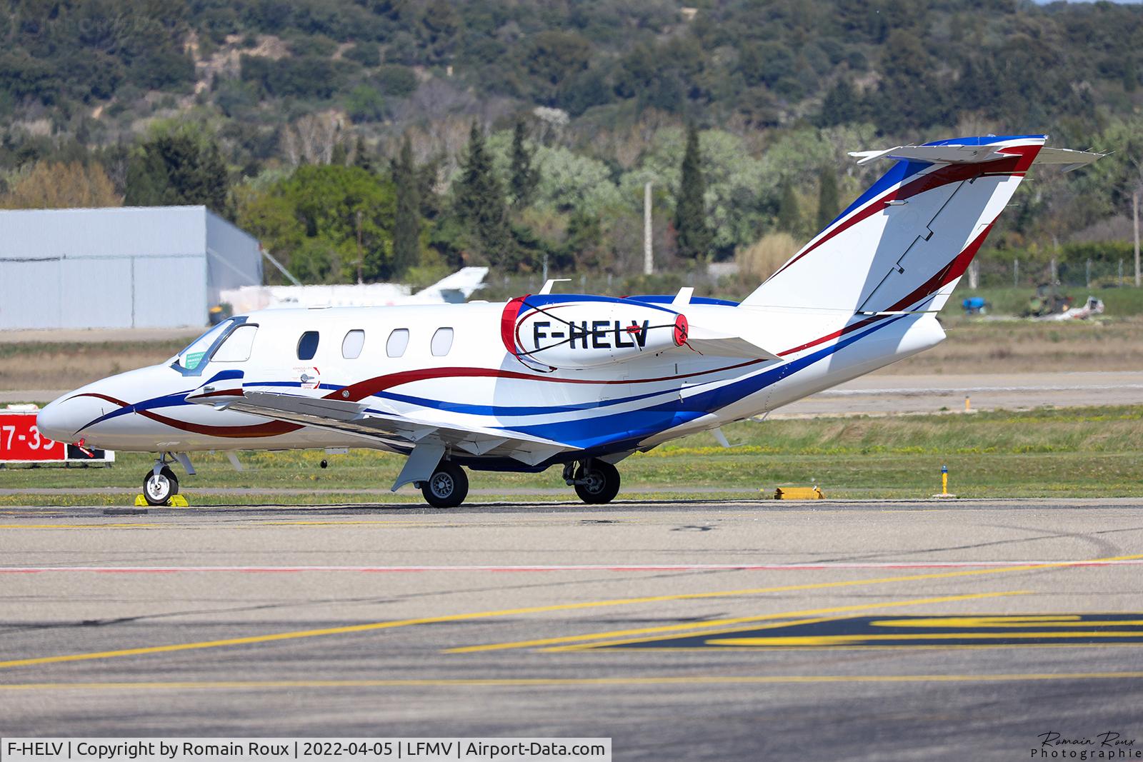 F-HELV, 2021 Cessna 525 Citation M2 C/N 525-1100, Parked