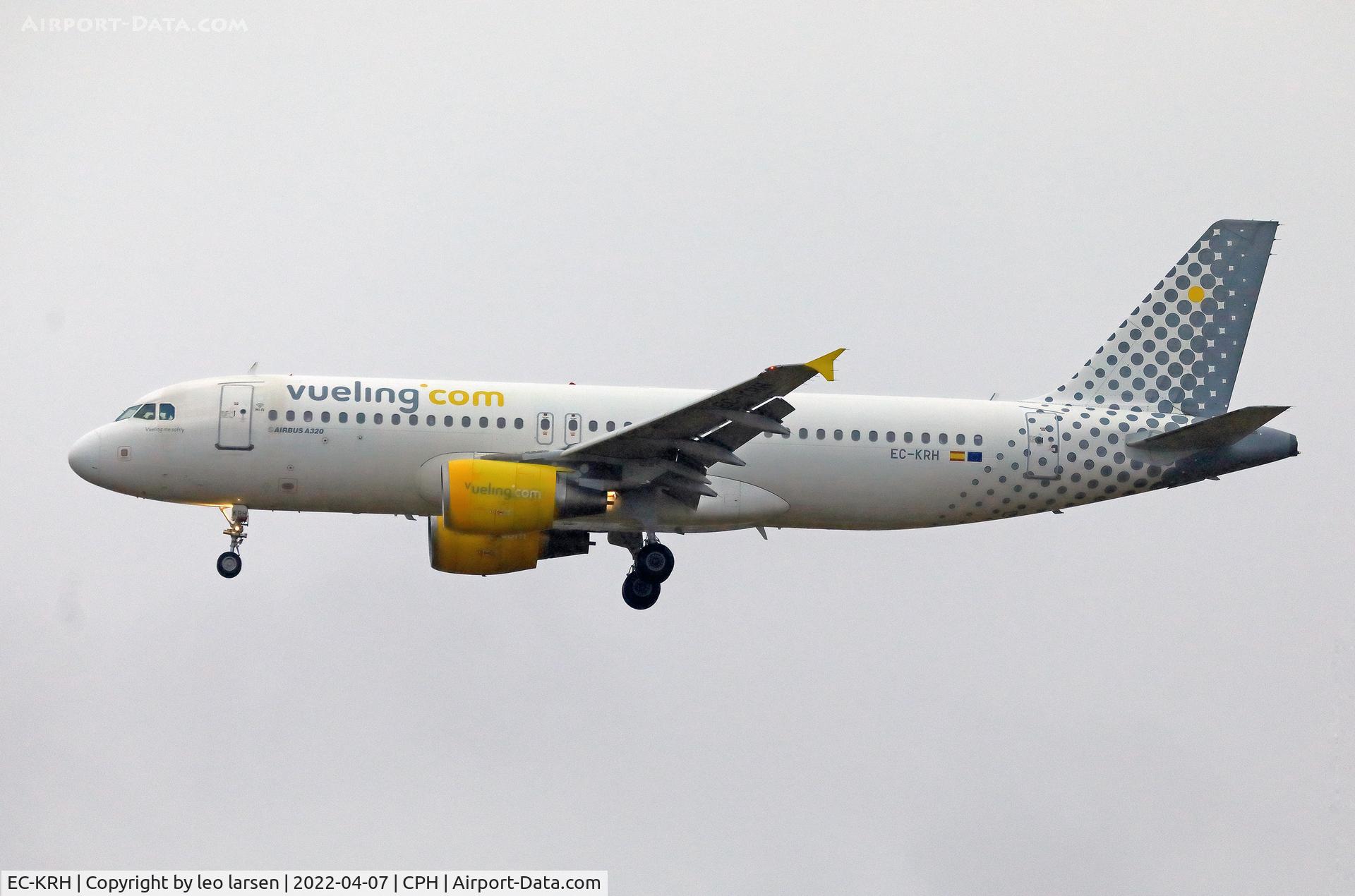 EC-KRH, 2008 Airbus A320-214 C/N 3529, Copenhagen 7.4.2022