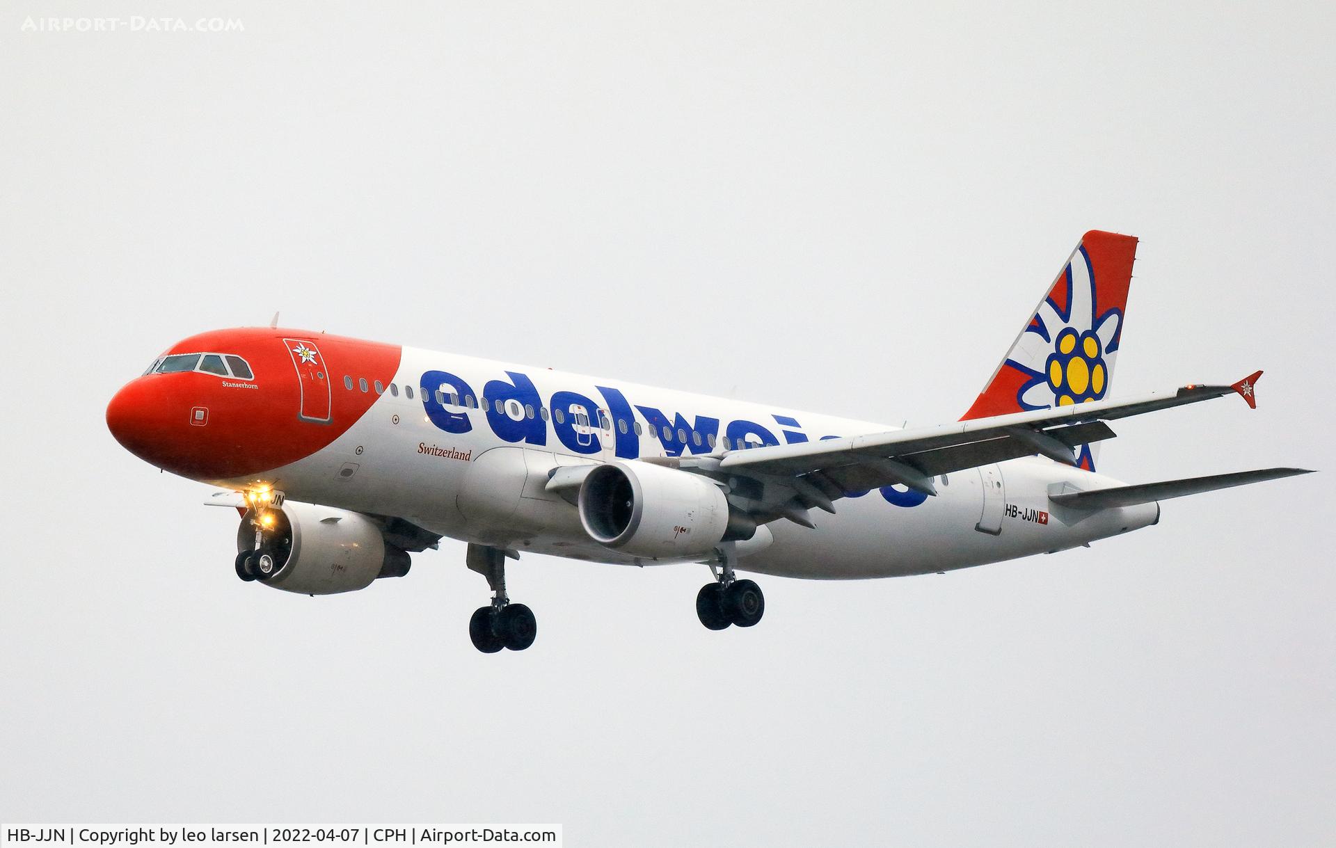 HB-JJN, Airbus A320-214 C/N 4187, Copenhagen 7.4.2022