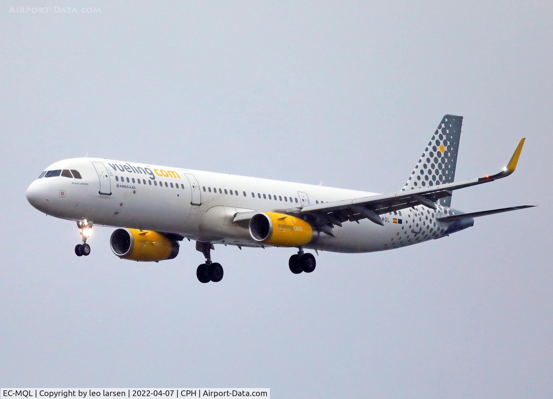 EC-MQL, 2017 Airbus A321-231 C/N 7621, Copenhagen 7.4.2022