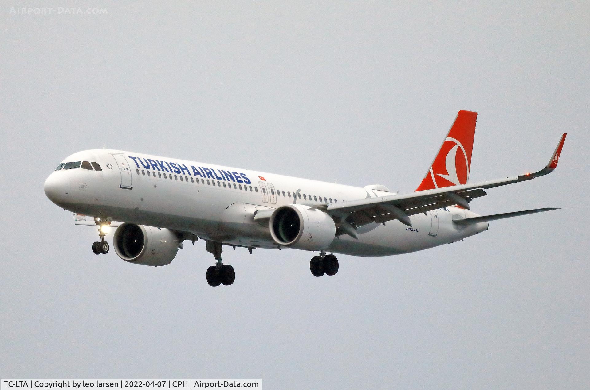 TC-LTA, 2020 Airbus A321-271NX C/N 9567, Copenhagen 7.4.2022