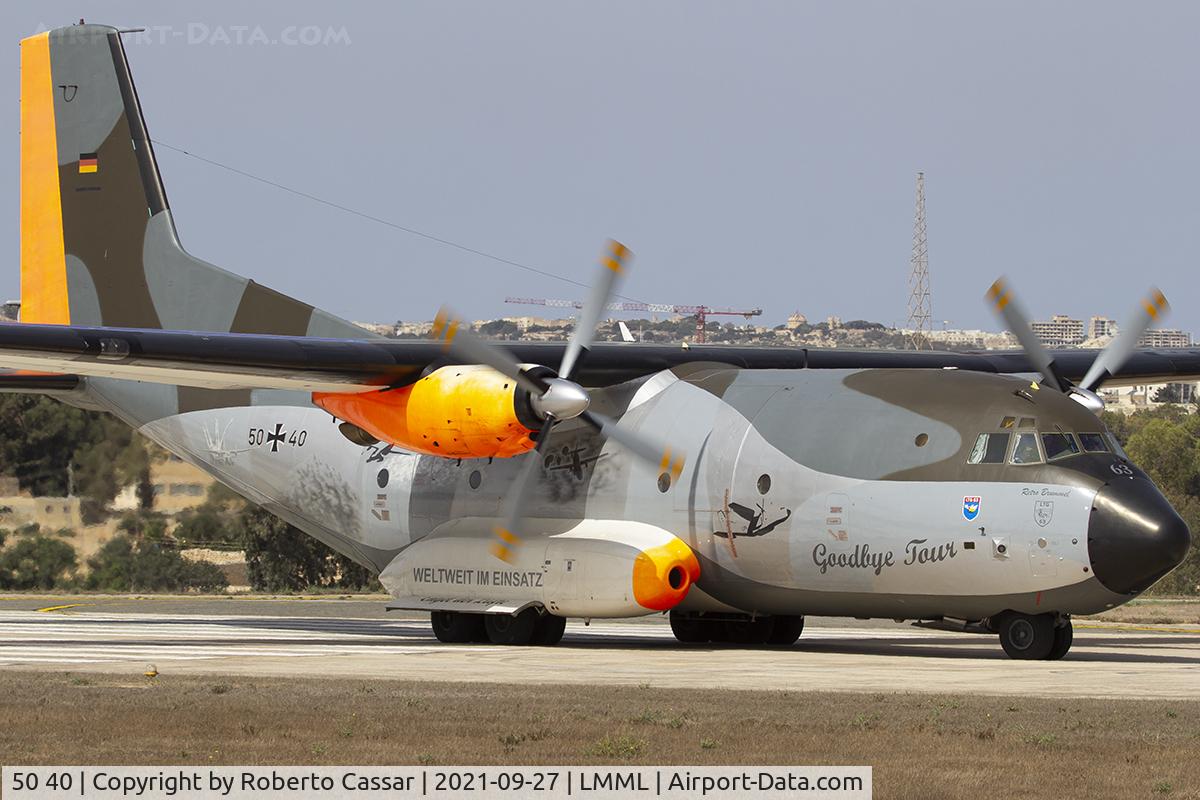 50 40, Transall C-160D C/N D62, Malta International Airshow 2021