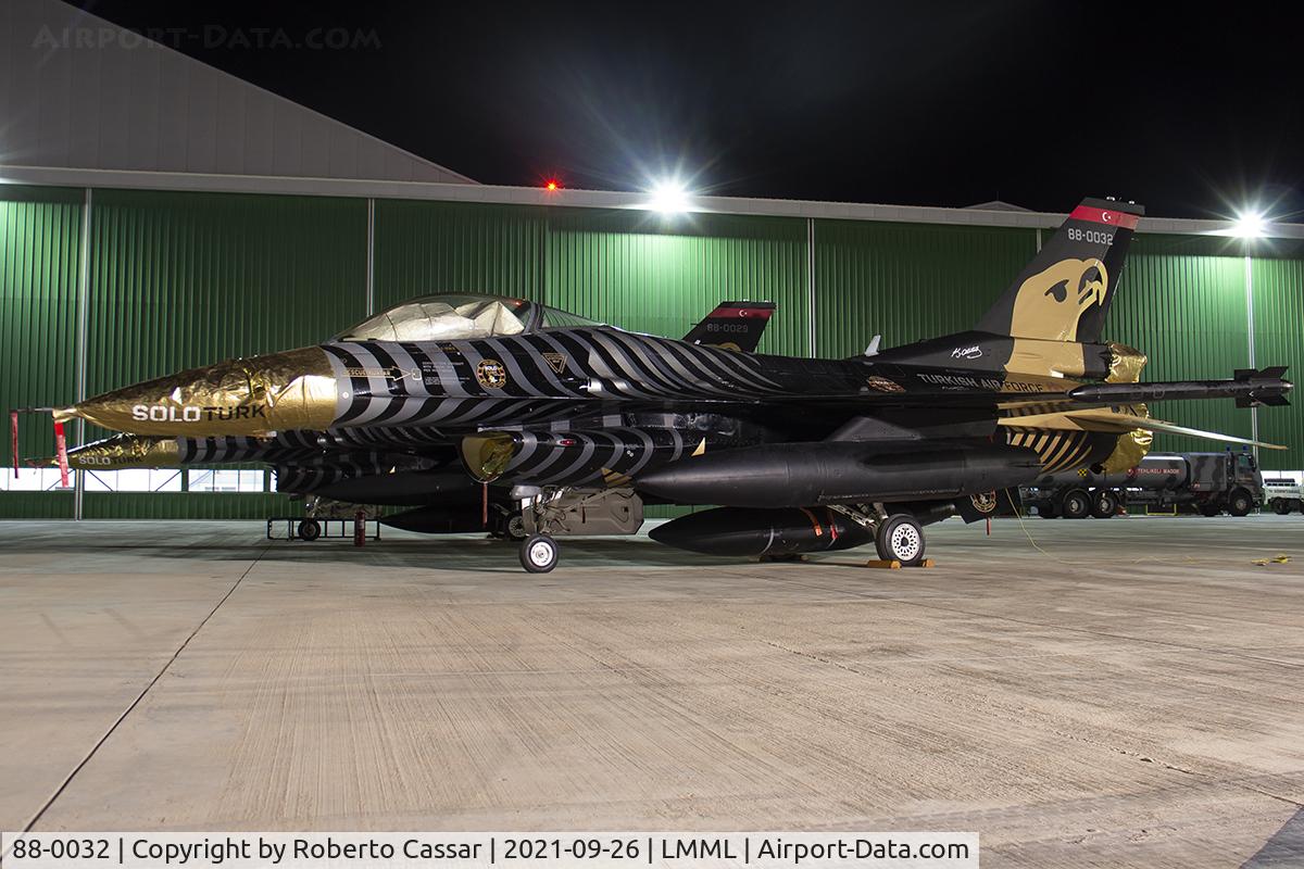 88-0032, TAI (Turkish Aerospace Industries) F-16C Fighting Falcon C/N 4R-34, Malta International Airshow 2021