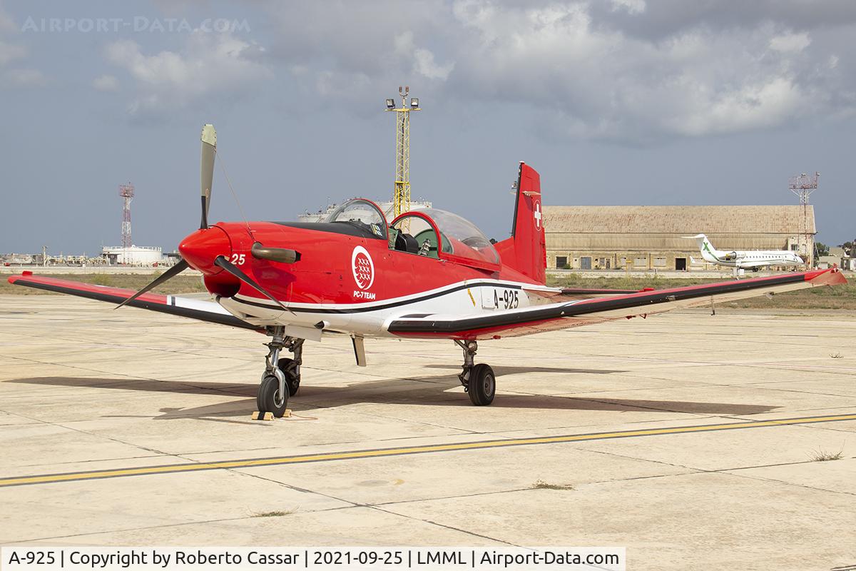 A-925, 1983 Pilatus PC-7 Turbo Trainer C/N 333, Malta International Airshow 2021
