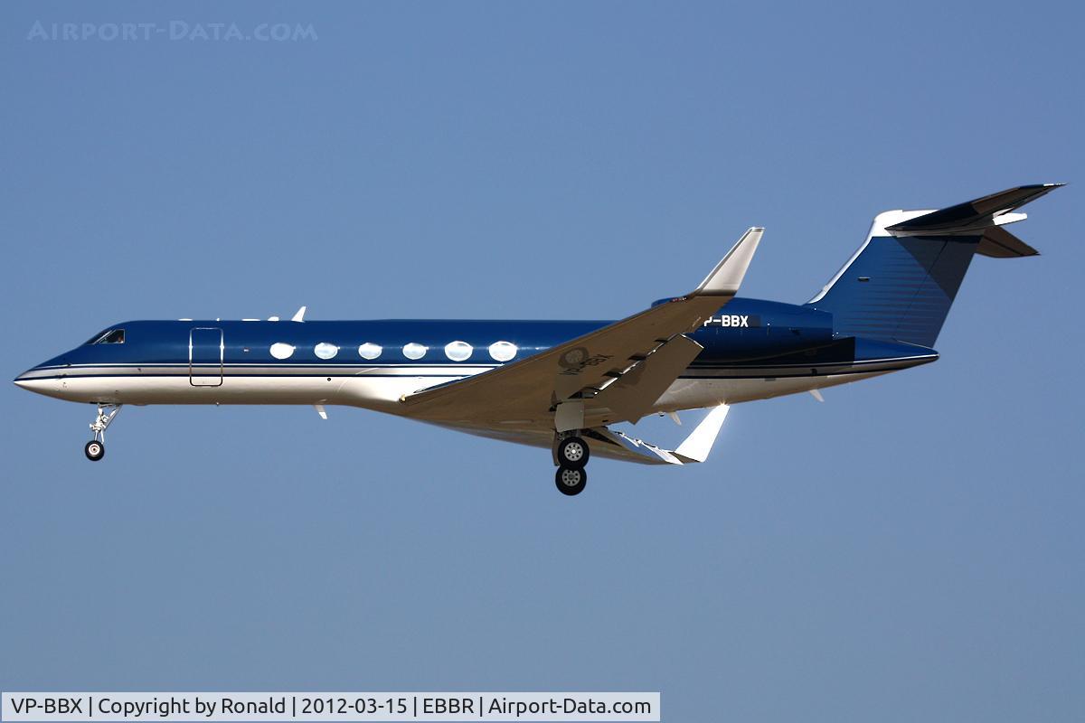 VP-BBX, Gulfstream Aerospace G-V Gulfstream V C/N 622, at bru