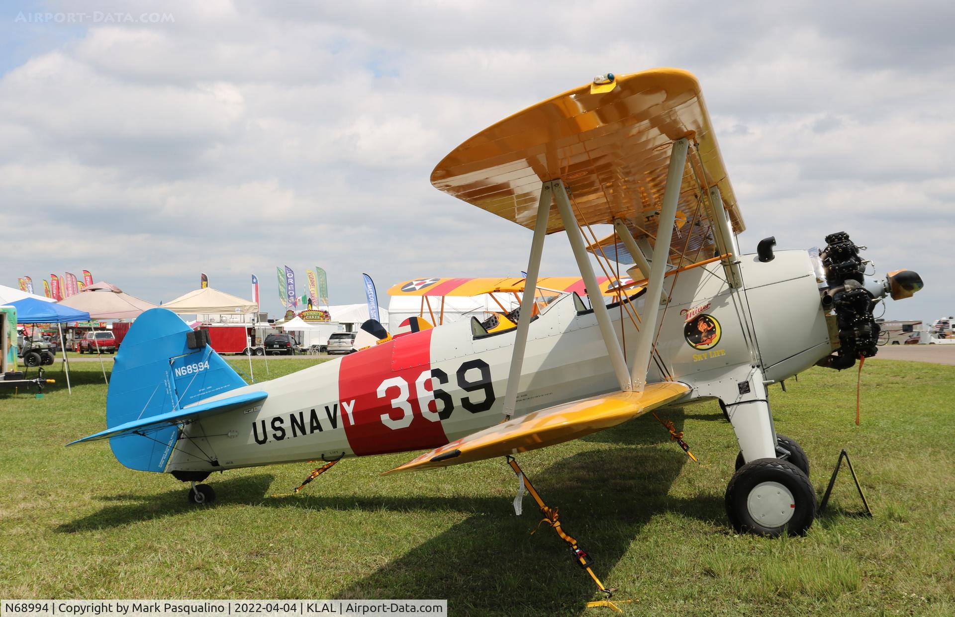 N68994, 1943 Boeing N2S-3 Kaydet (B75N1) C/N 75-7598, Stearman