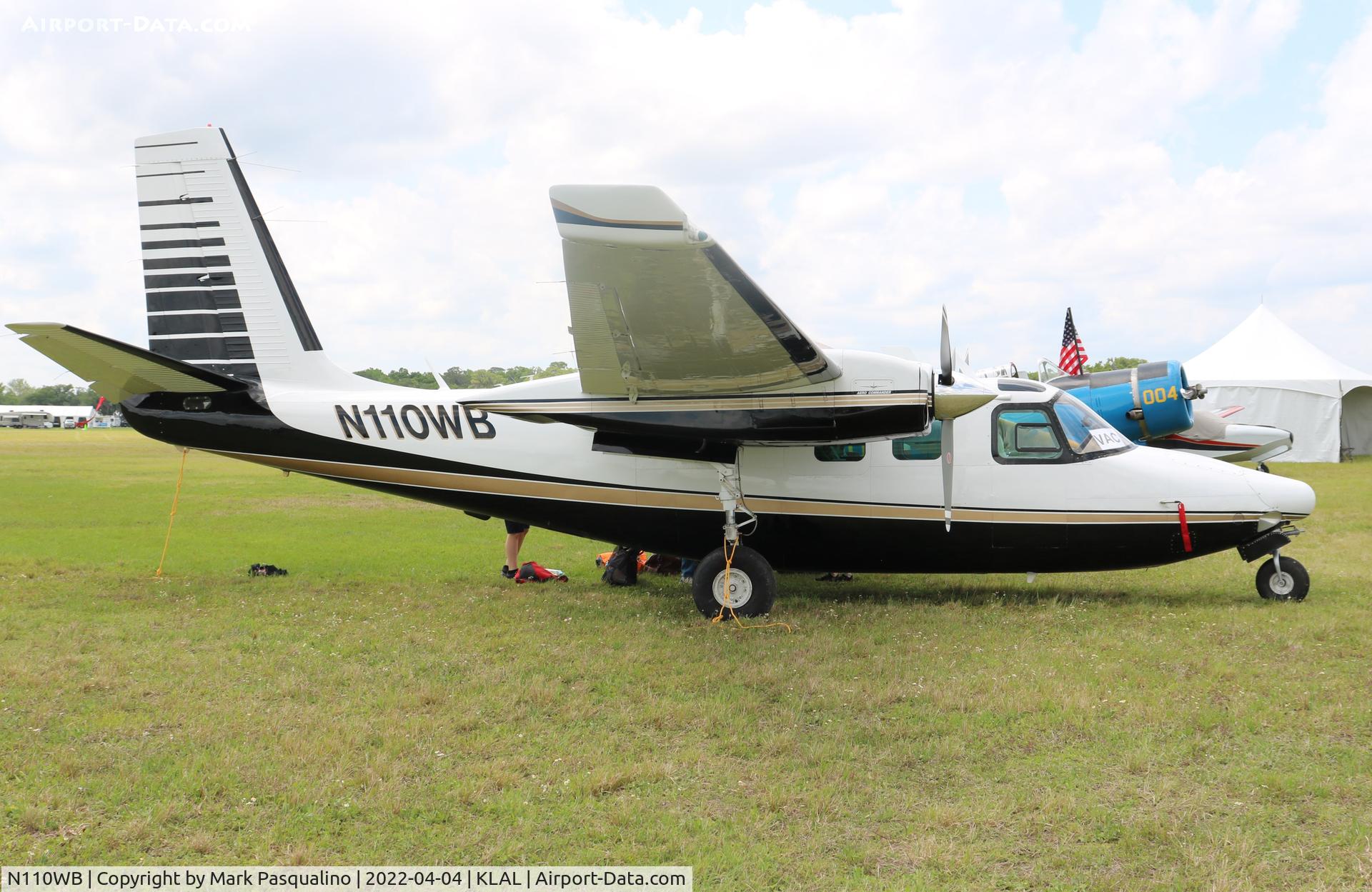 N110WB, 1962 Aero Commander 500B Commander C/N 500B-1203-98, Aero Commander 500B
