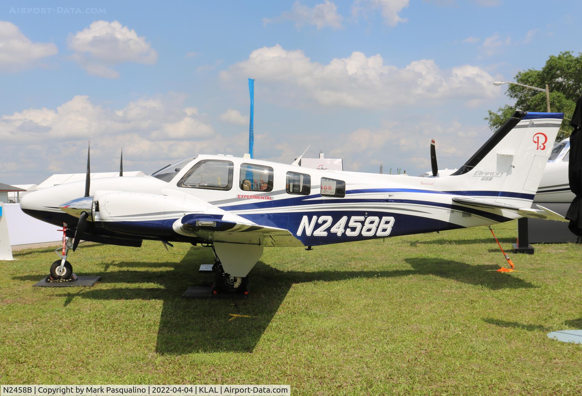 N2458B, 2016 Beech G58 C/N TH-2458, Beech G58