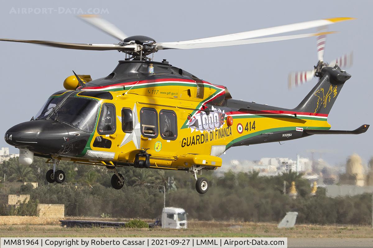 MM81964, AgustaWestland AW-139 C/N 31874, Malta International Airshow 2021