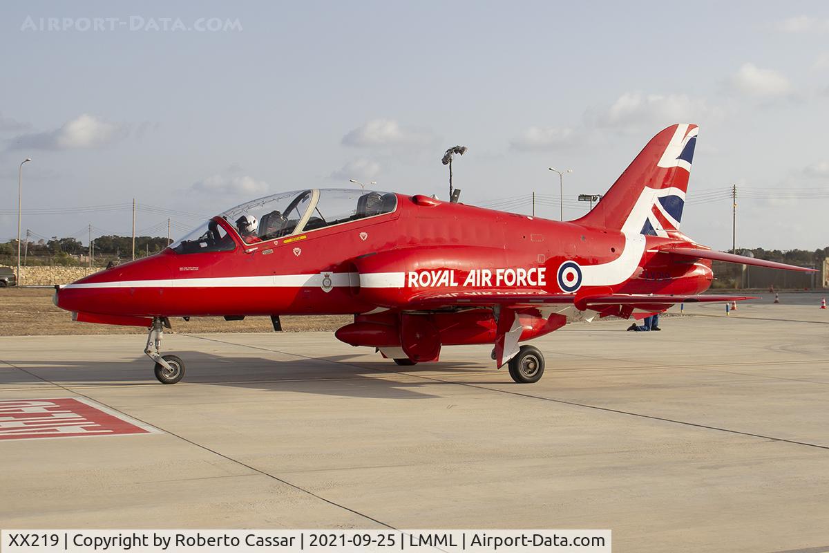 XX219, 1978 Hawker Siddeley Hawk T.1A C/N 055/312055, Malta International Airshow 2021