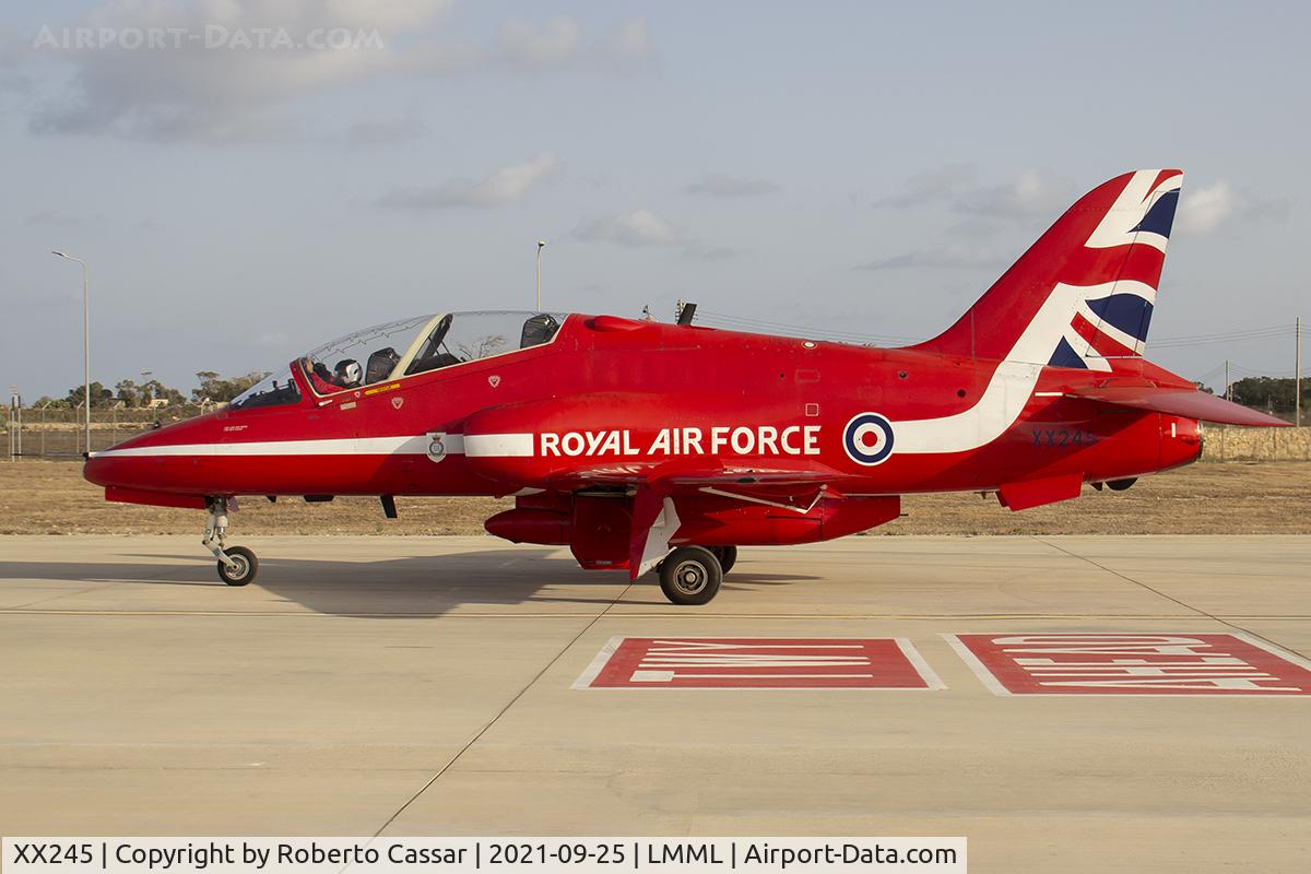 XX245, 1978 Hawker Siddeley Hawk T.1 C/N 081/312081, Malta International Airshow 2021