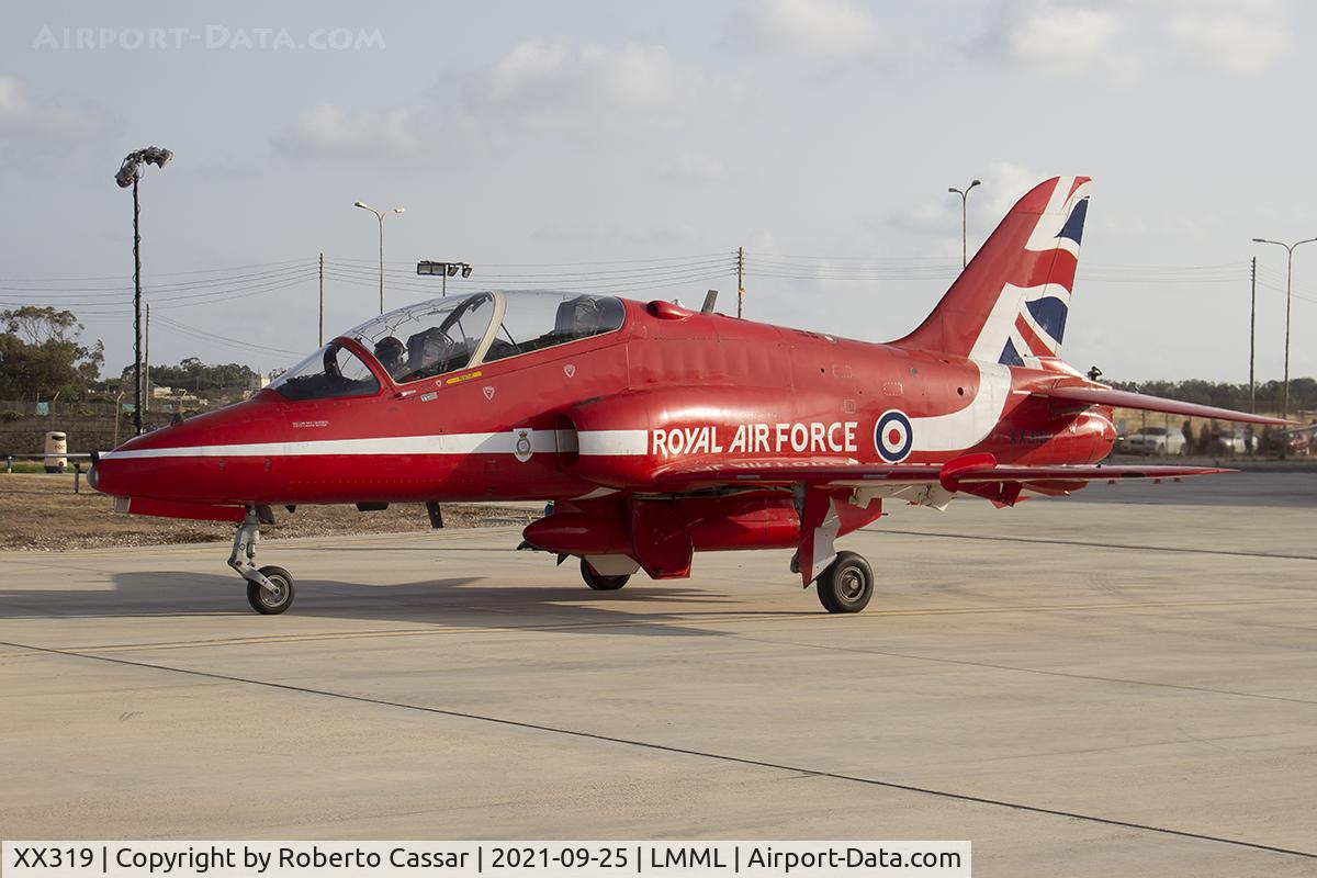 XX319, 1980 Hawker Siddeley Hawk T.1A C/N 162/312144, Malta International Airshow 2021