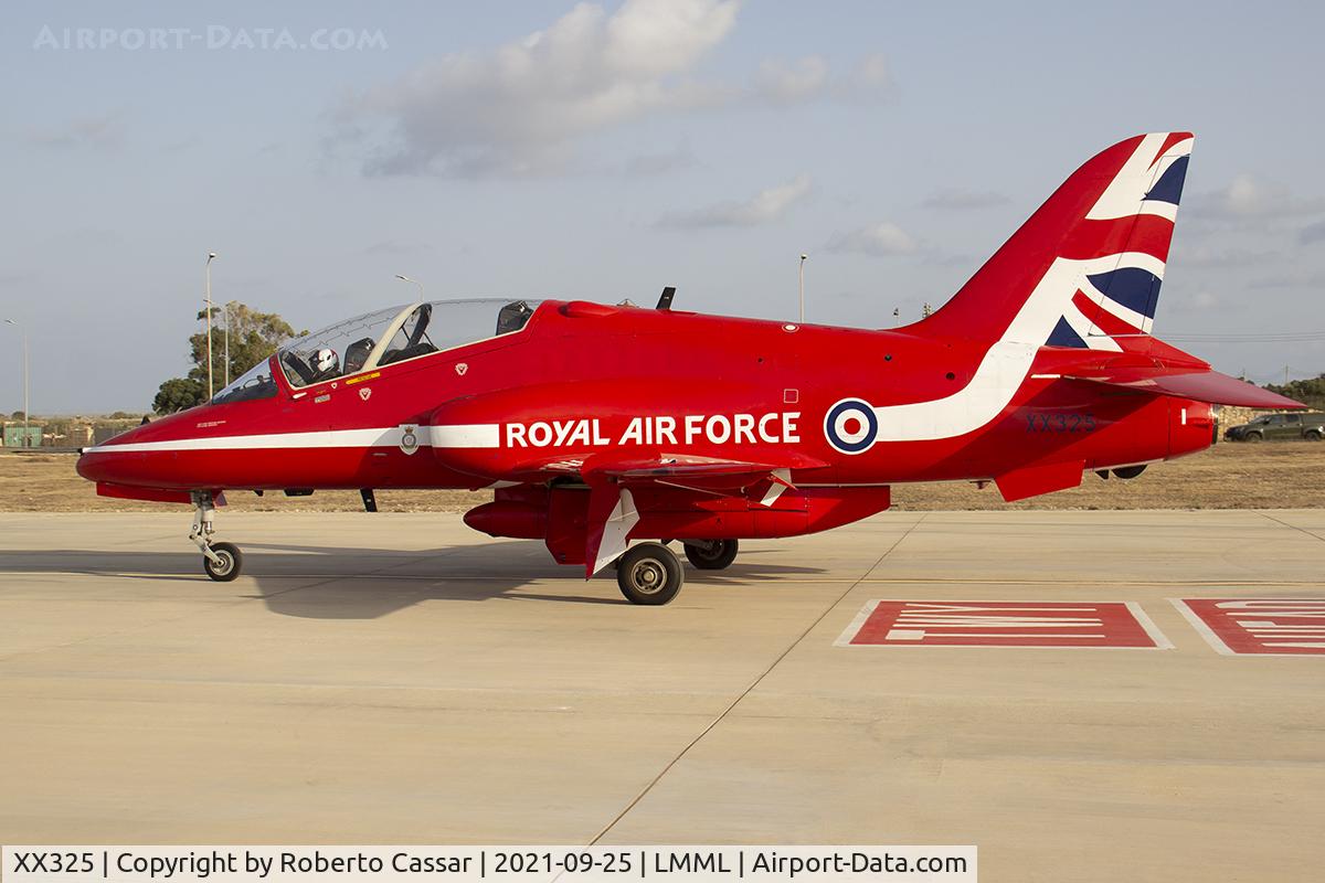 XX325, 1980 Hawker Siddeley Hawk T.1 C/N 169/312150, Malta International Airshow 2021