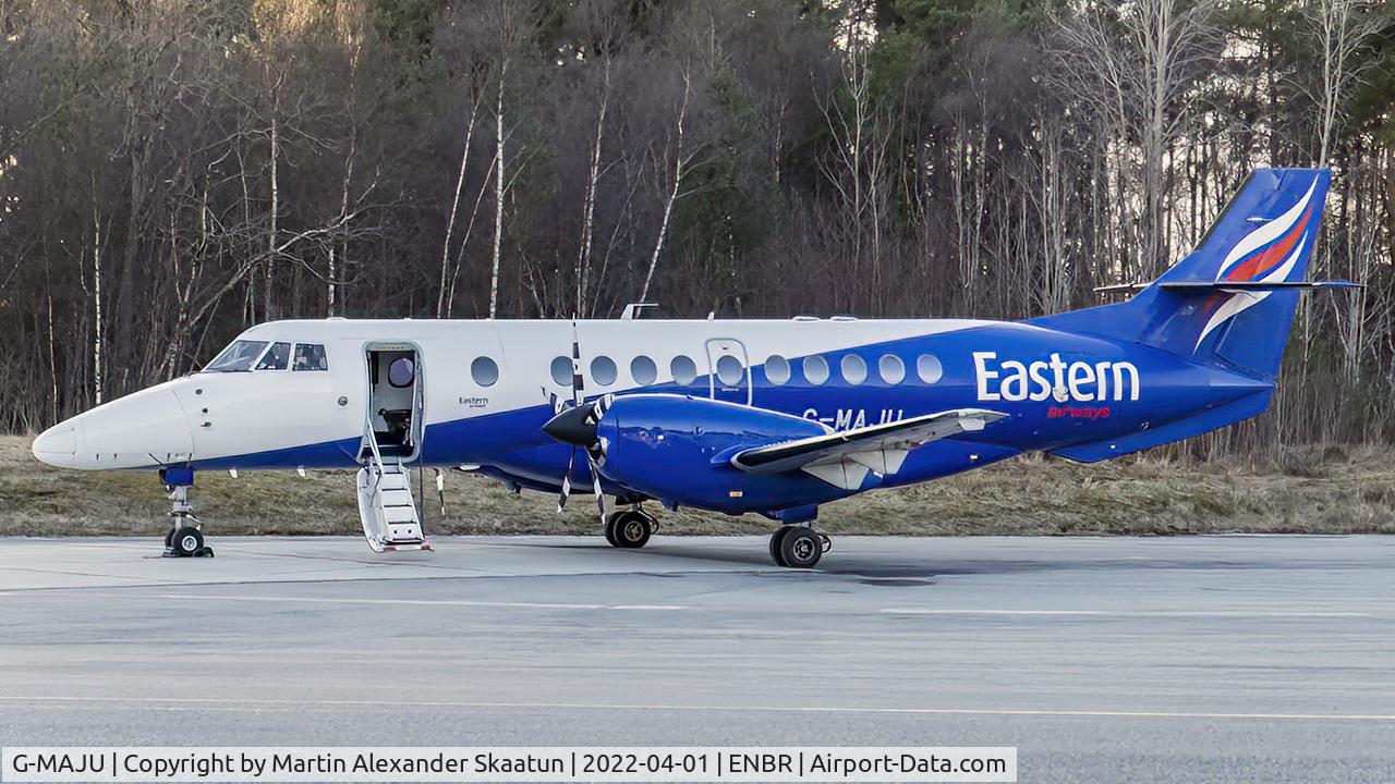 G-MAJU, 1995 British Aerospace Jetstream 41 C/N 41071, Parked at MIL6.
