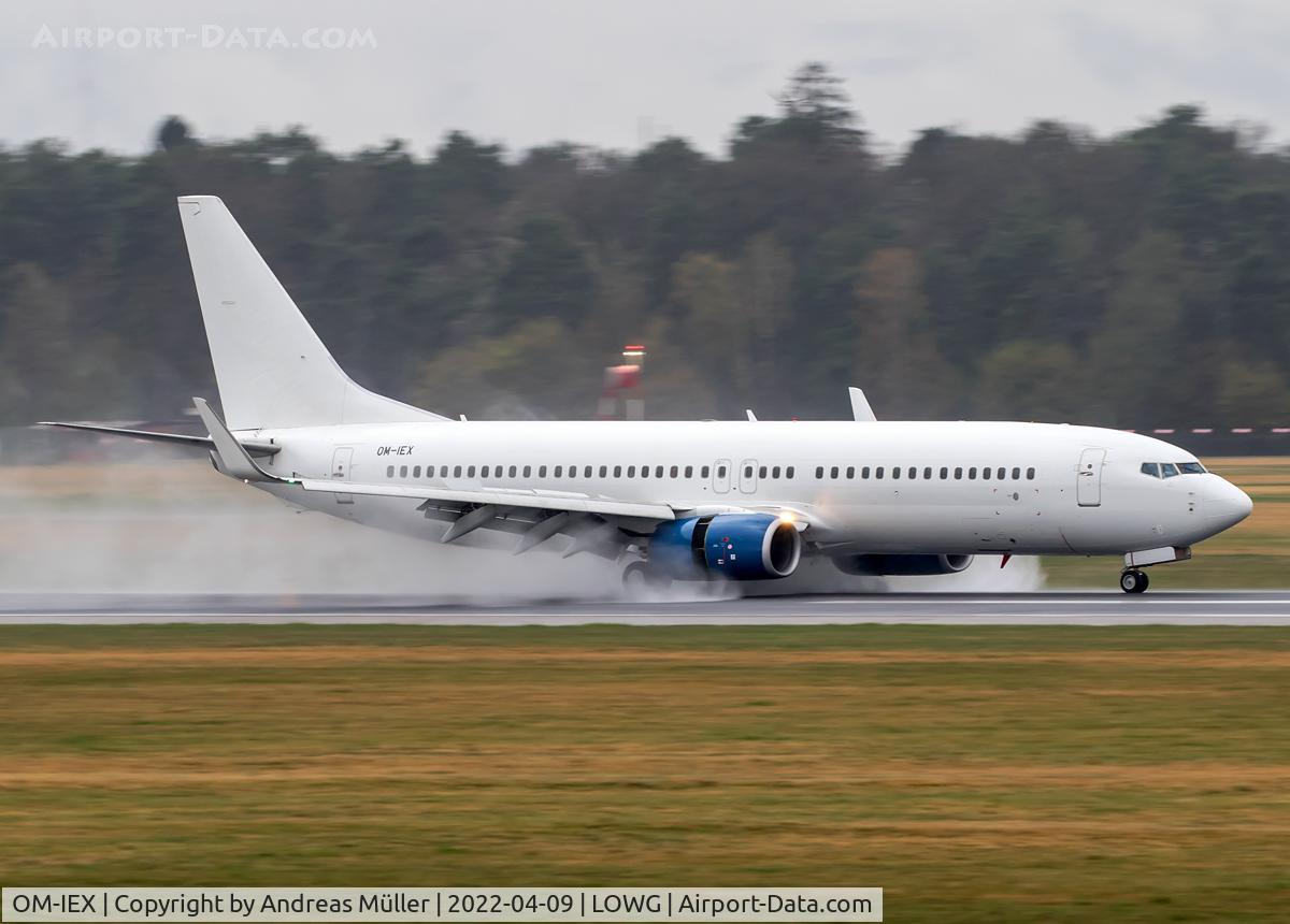 OM-IEX, 2004 Boeing 737-8BK C/N 33016, On behalf of Corendon from HRG.