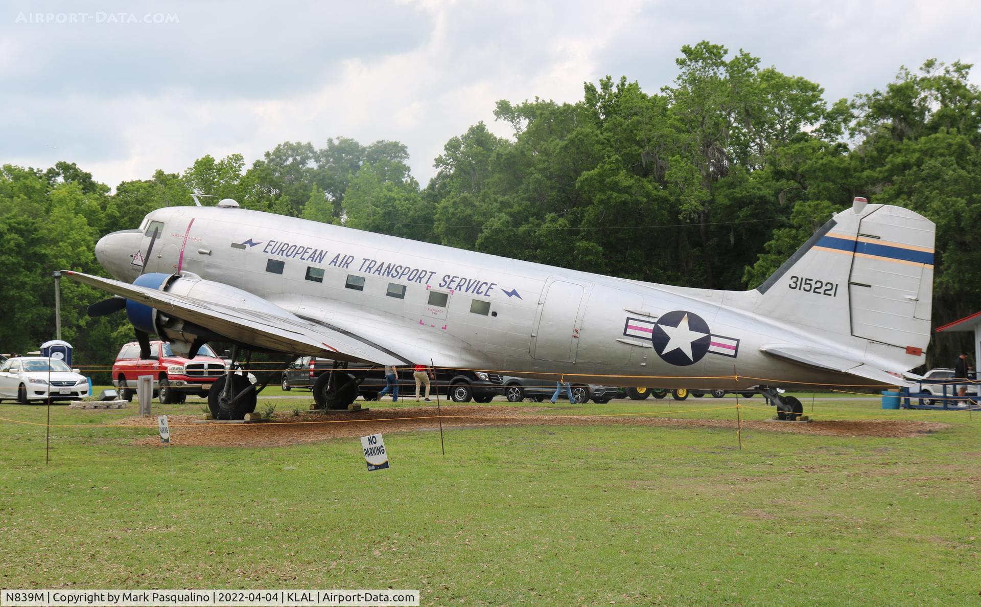 N839M, 1943 Douglas VC-47A Skytrain C/N 20166, Douglas VC-47A