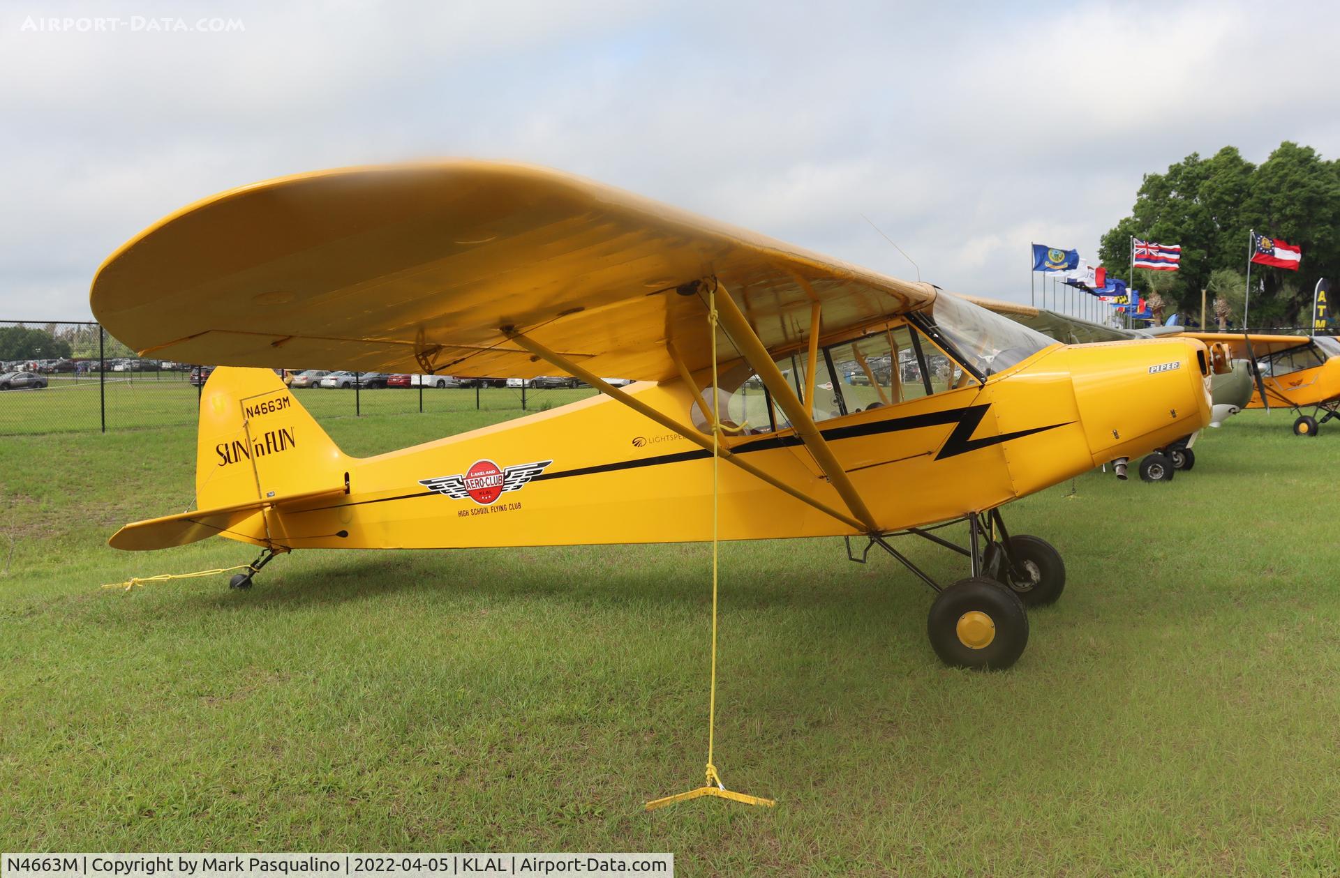 N4663M, Piper PA-11 Cub Special C/N 11-172, Piper PA-11