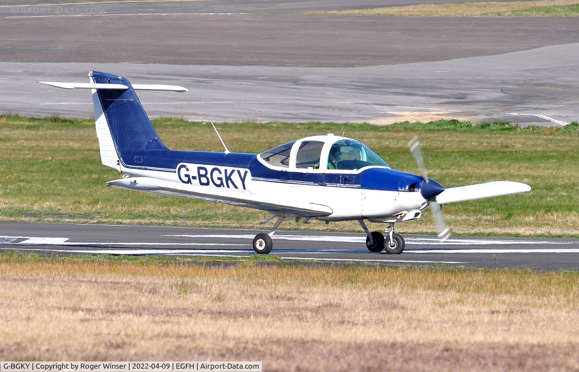 G-BGKY, 1978 Piper PA-38-112 Tomahawk Tomahawk C/N 38-78A0737, Resident Tomahawk operated by Cambrian Flying Club.