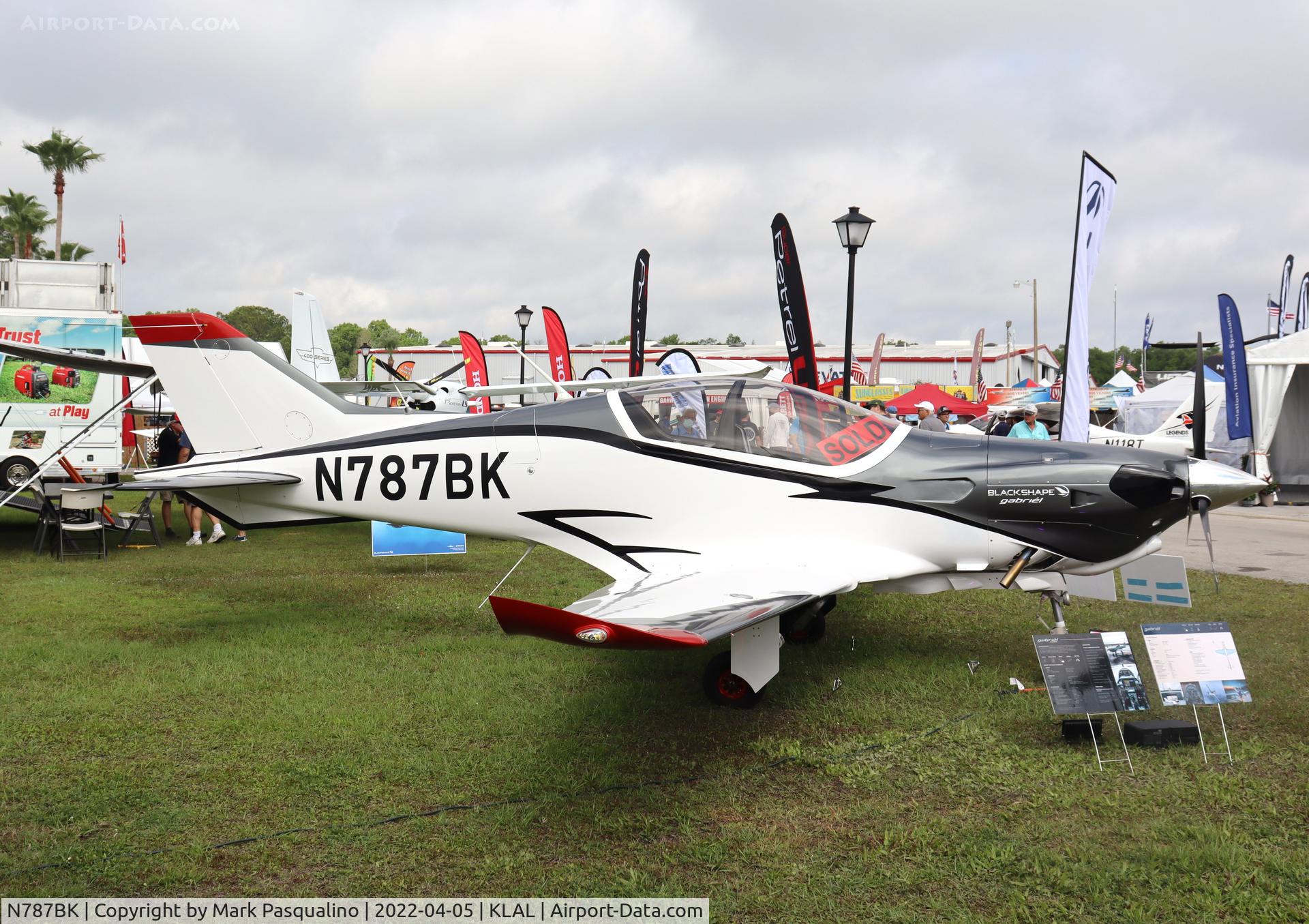 N787BK, 2021 Blackshape BS115-BK160 C/N BCV 21006, Blackshape BS115-BK160