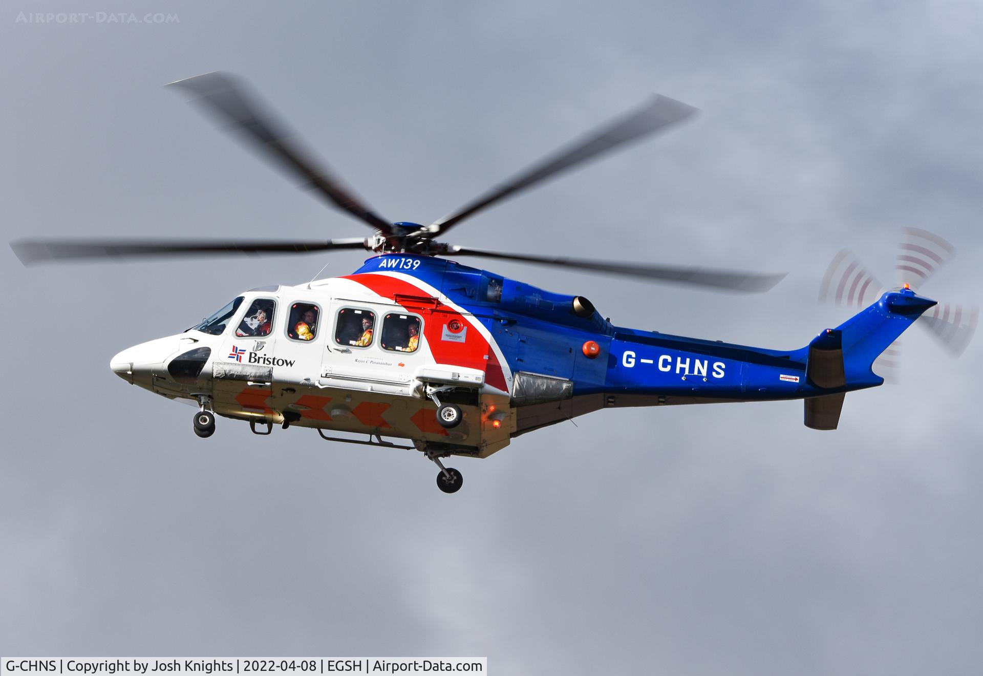 G-CHNS, 2012 AgustaWestland AW-139 C/N 31465, Arriving To Base